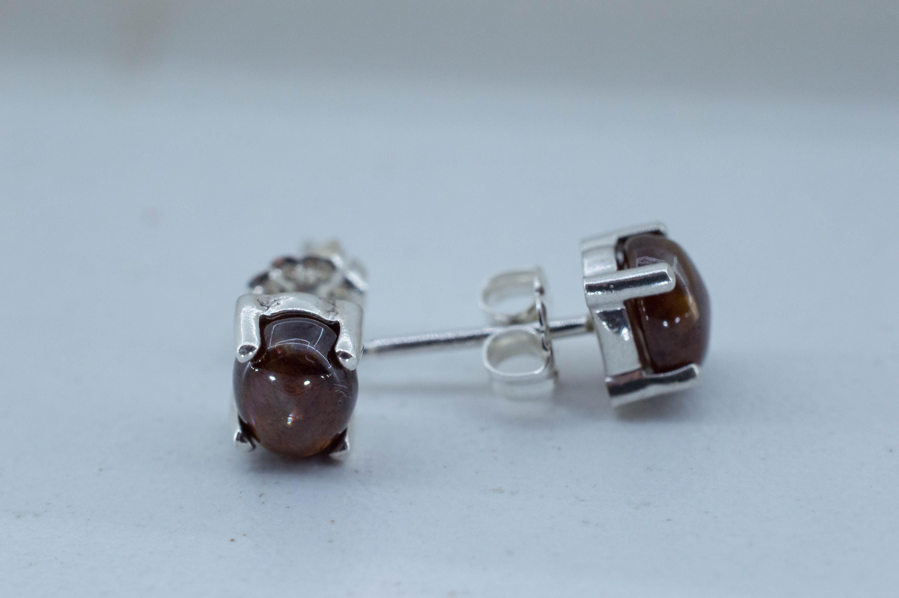 Rainbow Garnet Earrings, Natural Untreated Japan Andradite Garnet; 2.570cts - Mark Oliver Gems