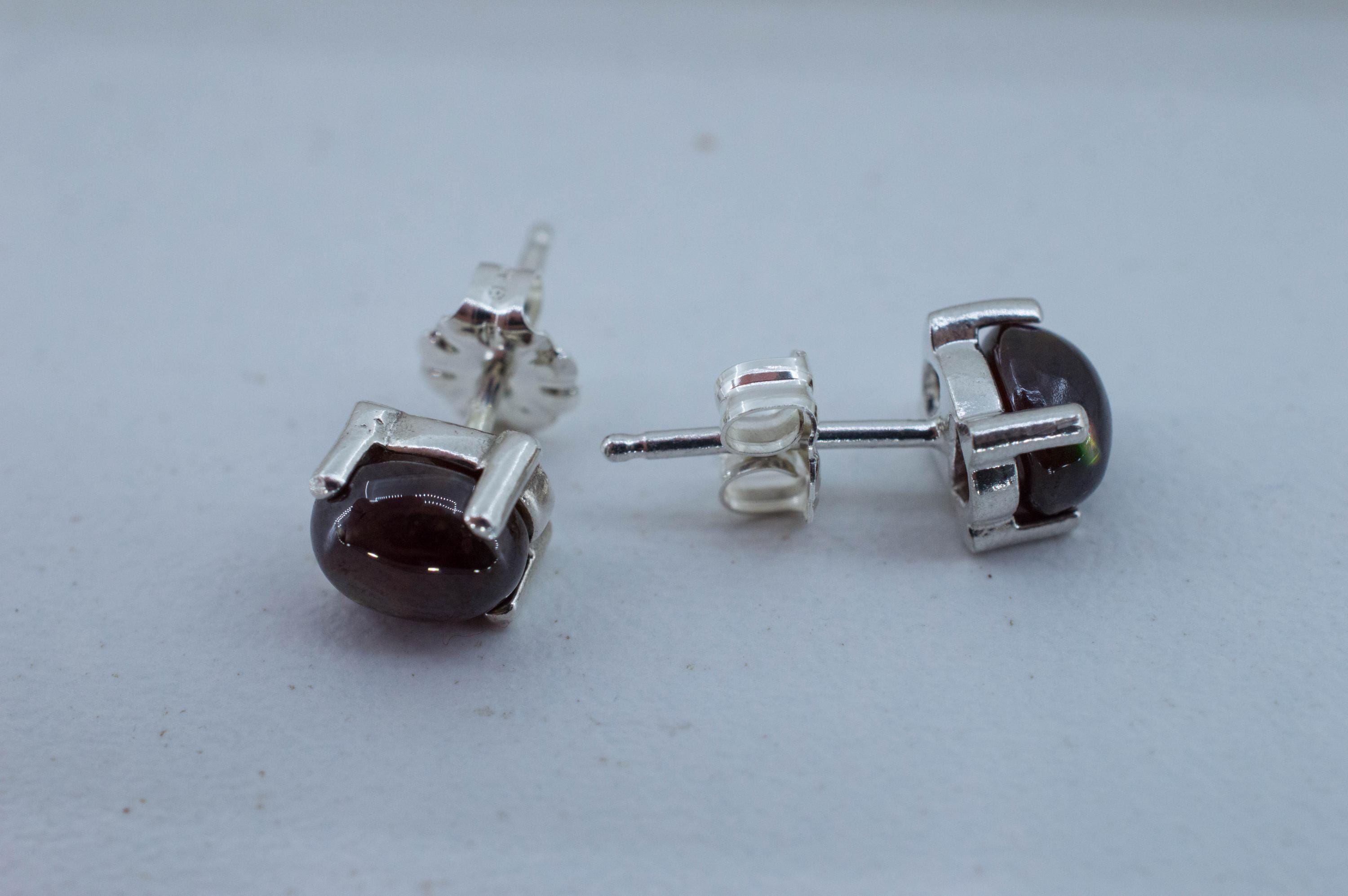 Rainbow Garnet Earrings, Natural Untreated Japan Andradite Garnet; 3.170cts - Mark Oliver Gems