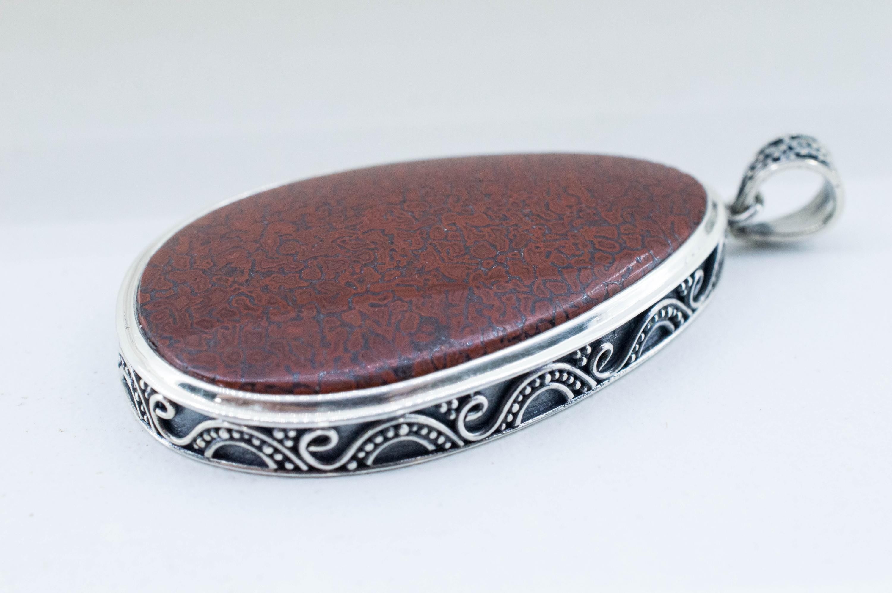 Dinosaur Bone Pendant; Natural Untreated Utah Dino Bone; 41x26mm