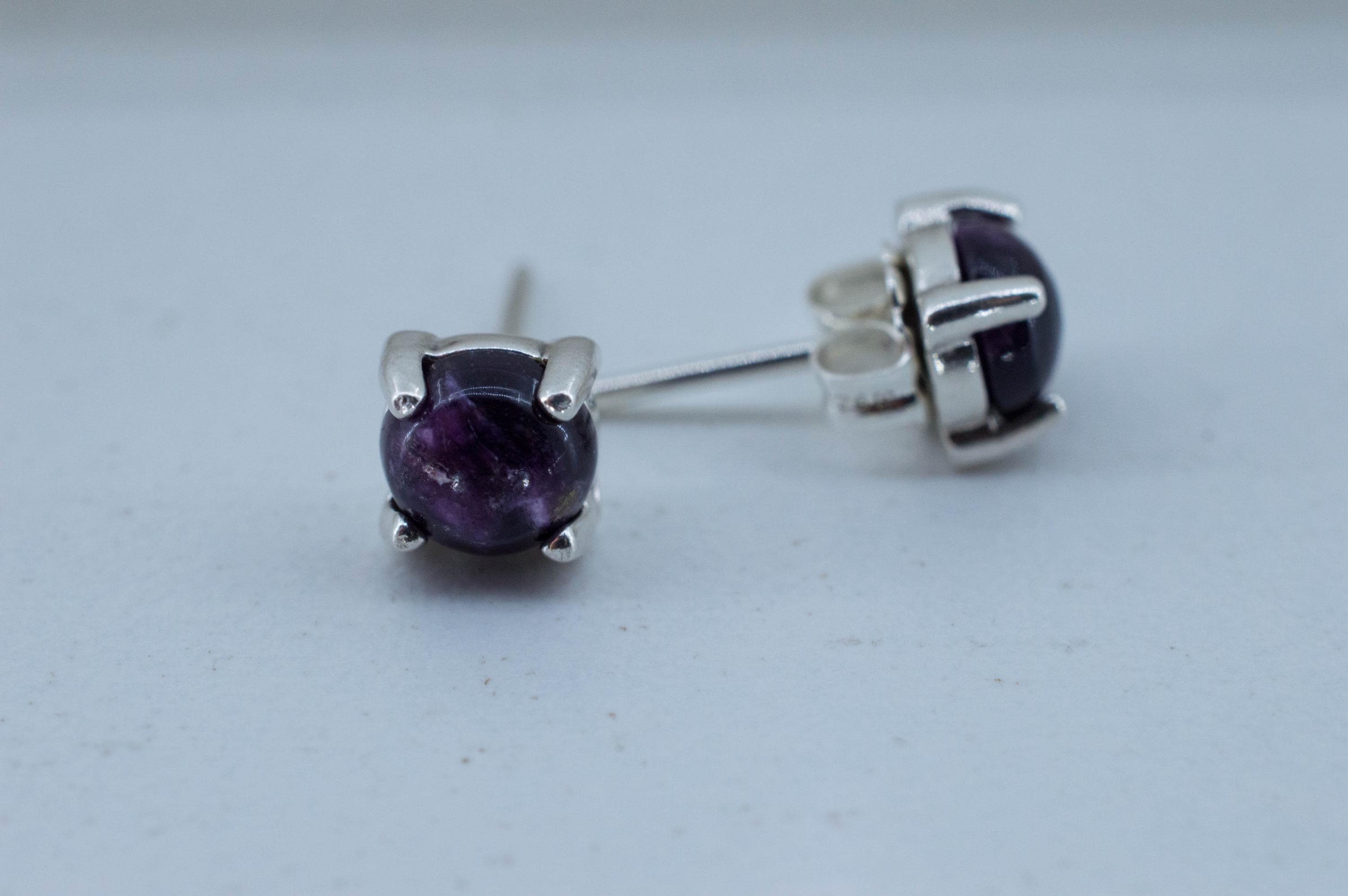 Stichtite Earrings; Genuine Untreated Australian Atlantisite 1.105cts