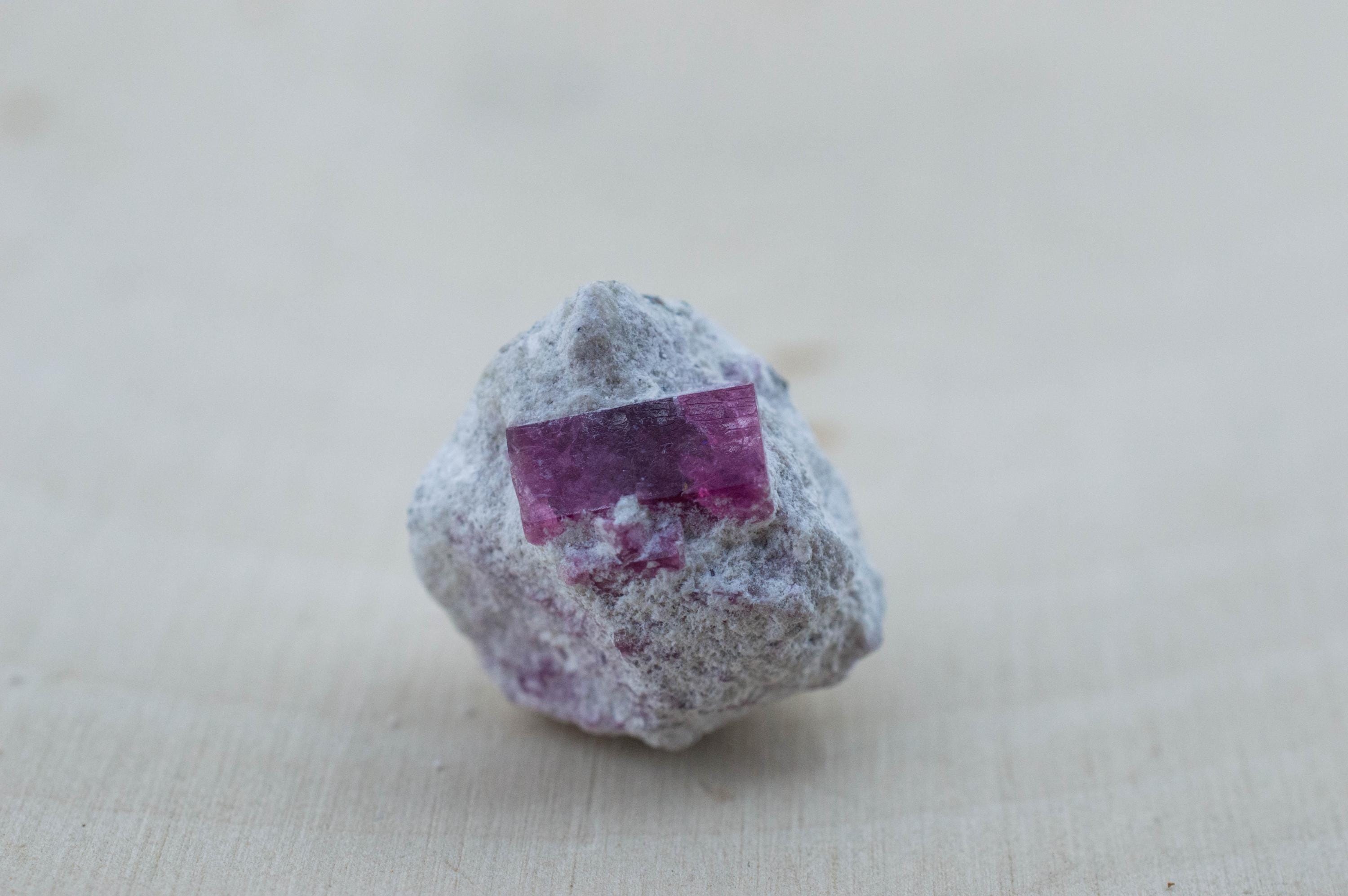 Red Beryl Mineral Specimen; Natural Untreated USA Bixbite; 11.330cts