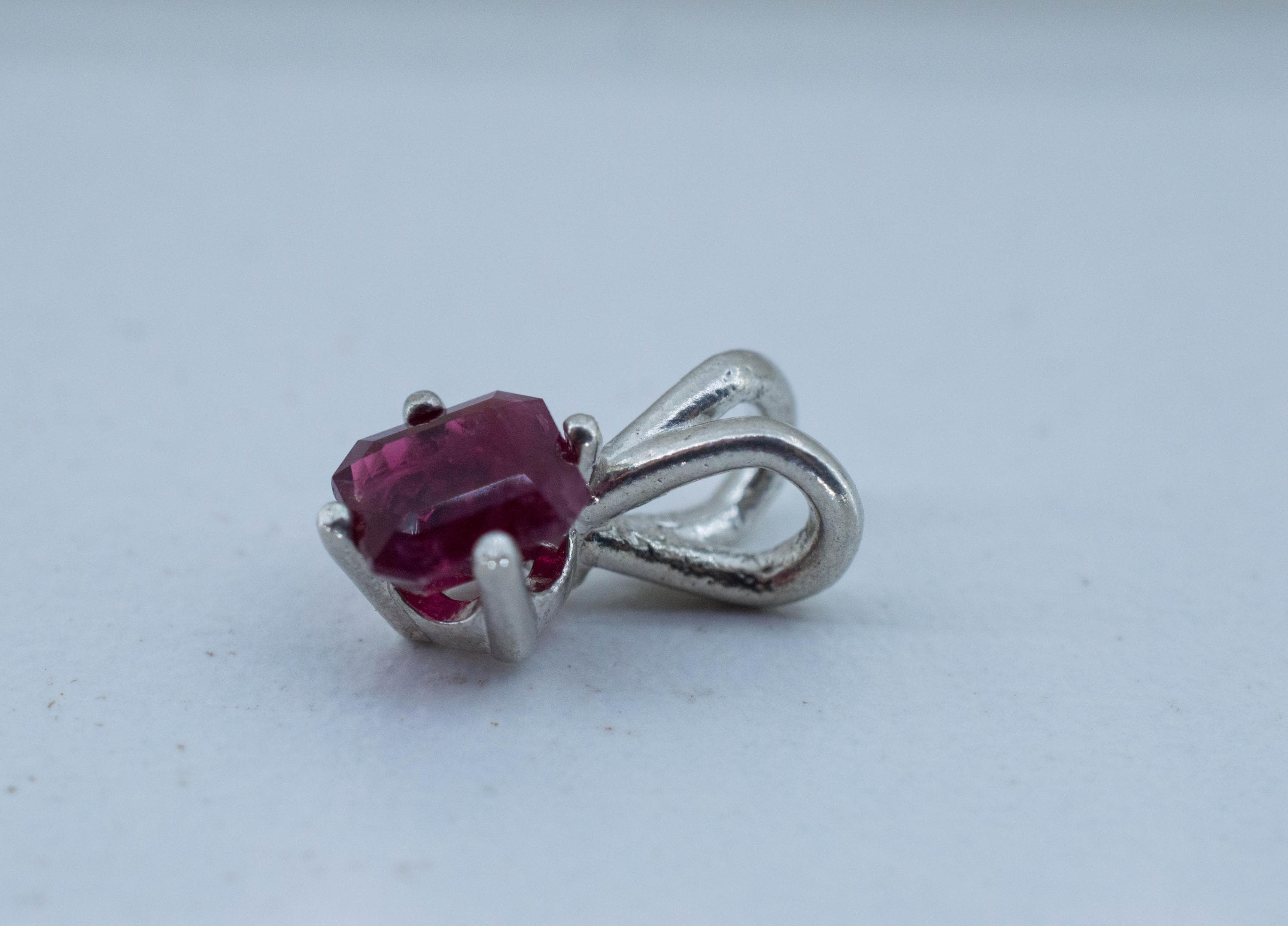 Red Beryl Pendant; Natural Untreated USA Bixbite; 0.740cts