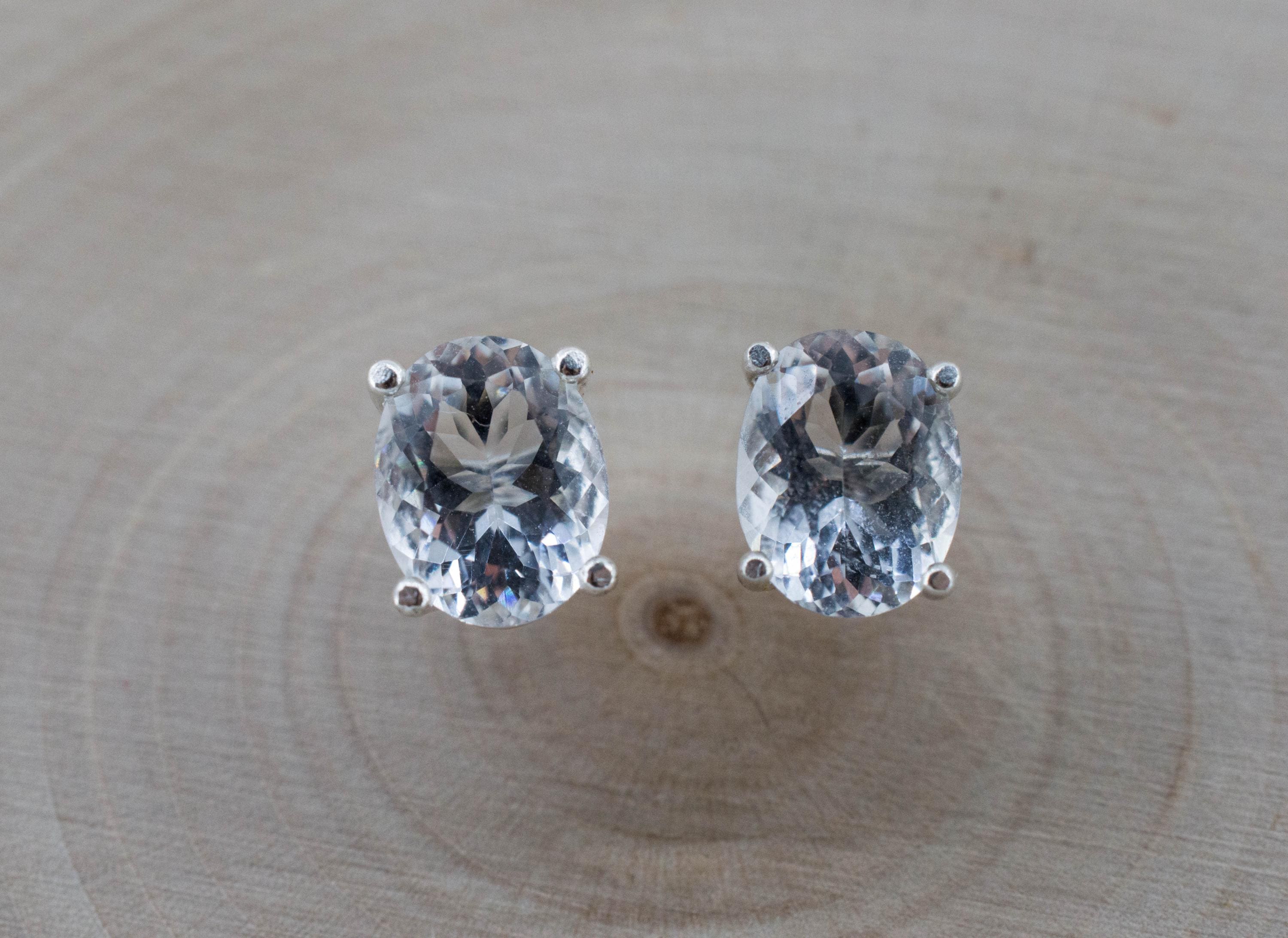 Petalite Earrings; Natural Untreated Brazil Petalite; 2.360cts