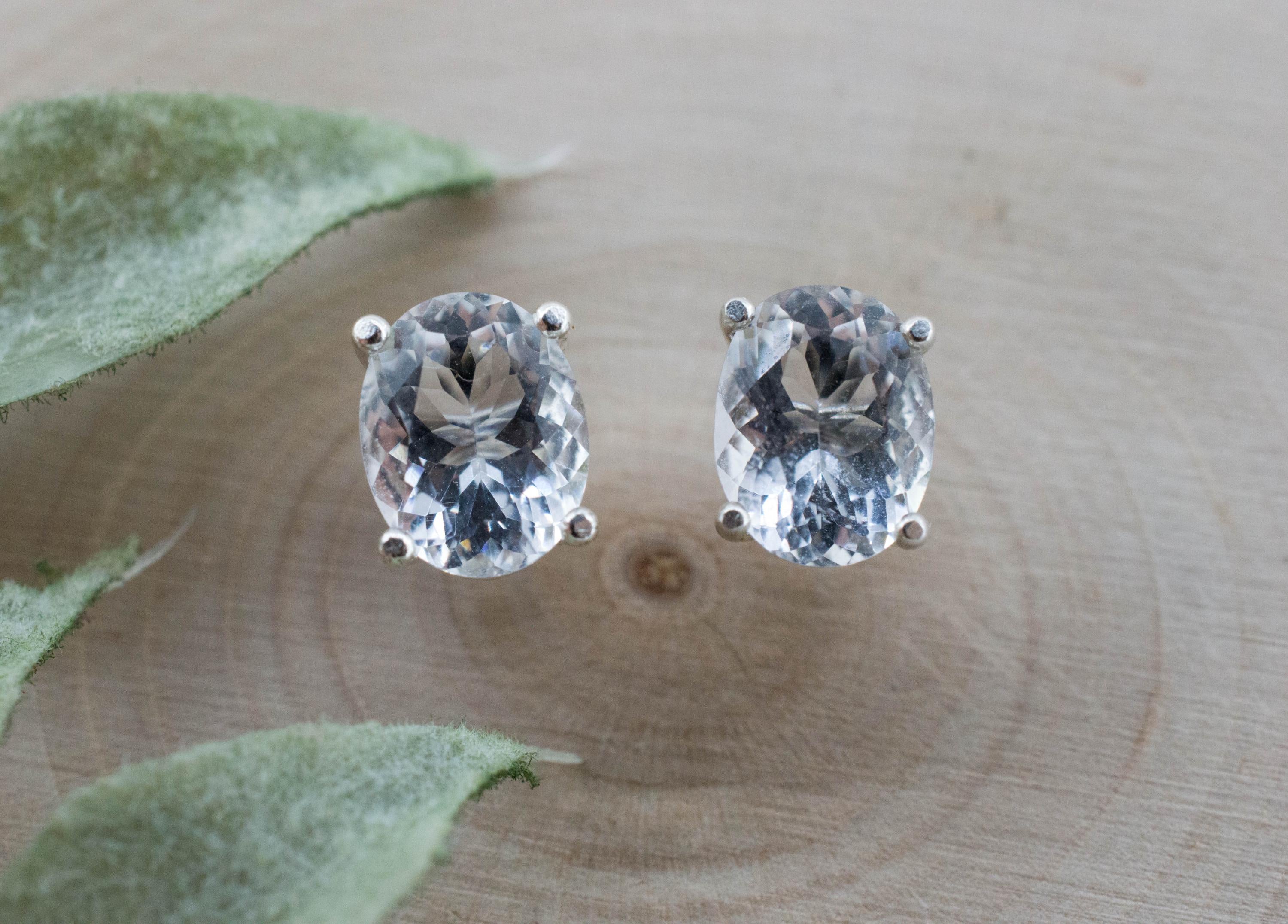 Petalite Earrings; Natural Untreated Brazil Petalite; 2.360cts