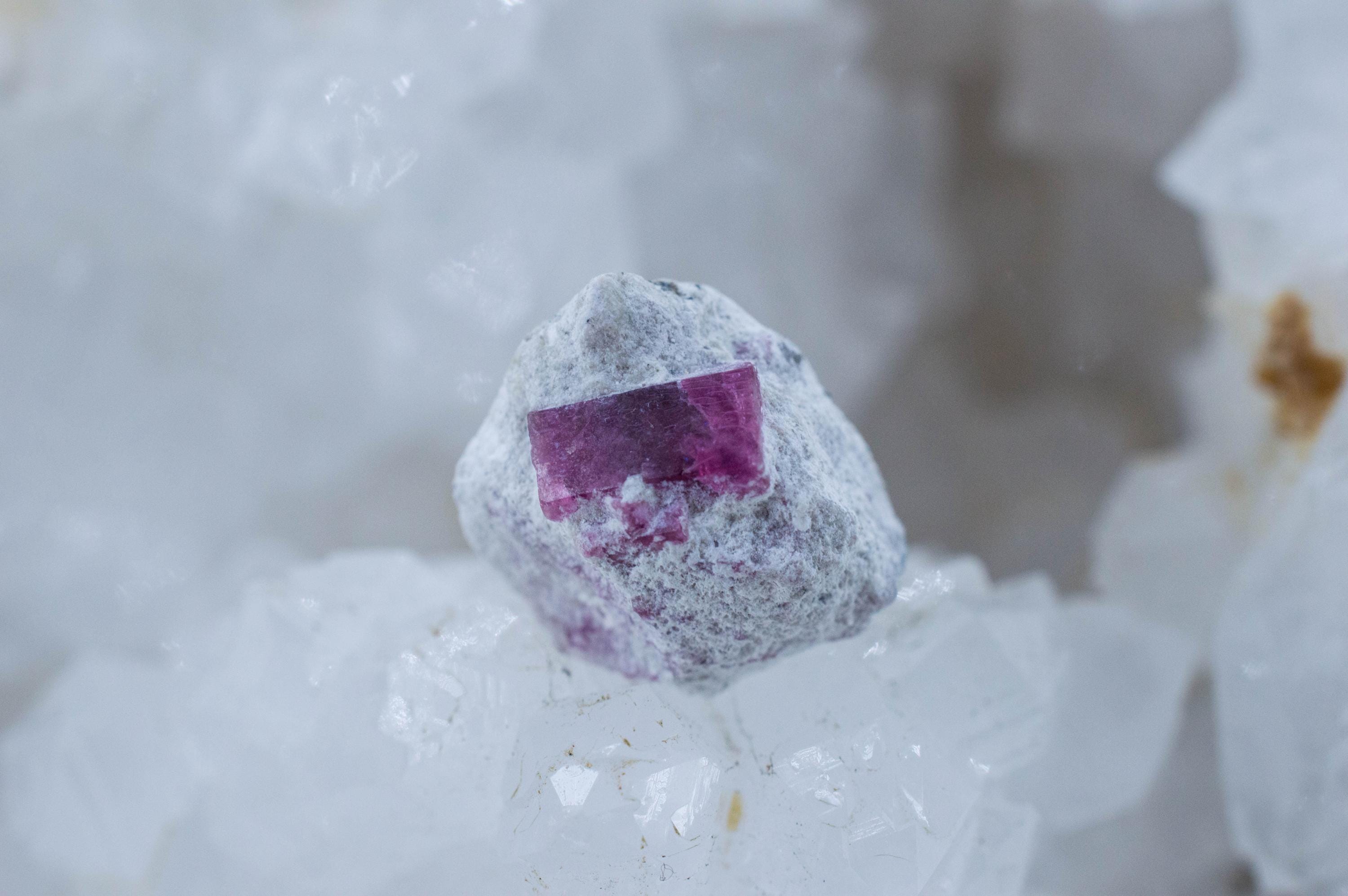 Red Beryl Mineral Specimen; Natural Untreated USA Bixbite; 11.330cts
