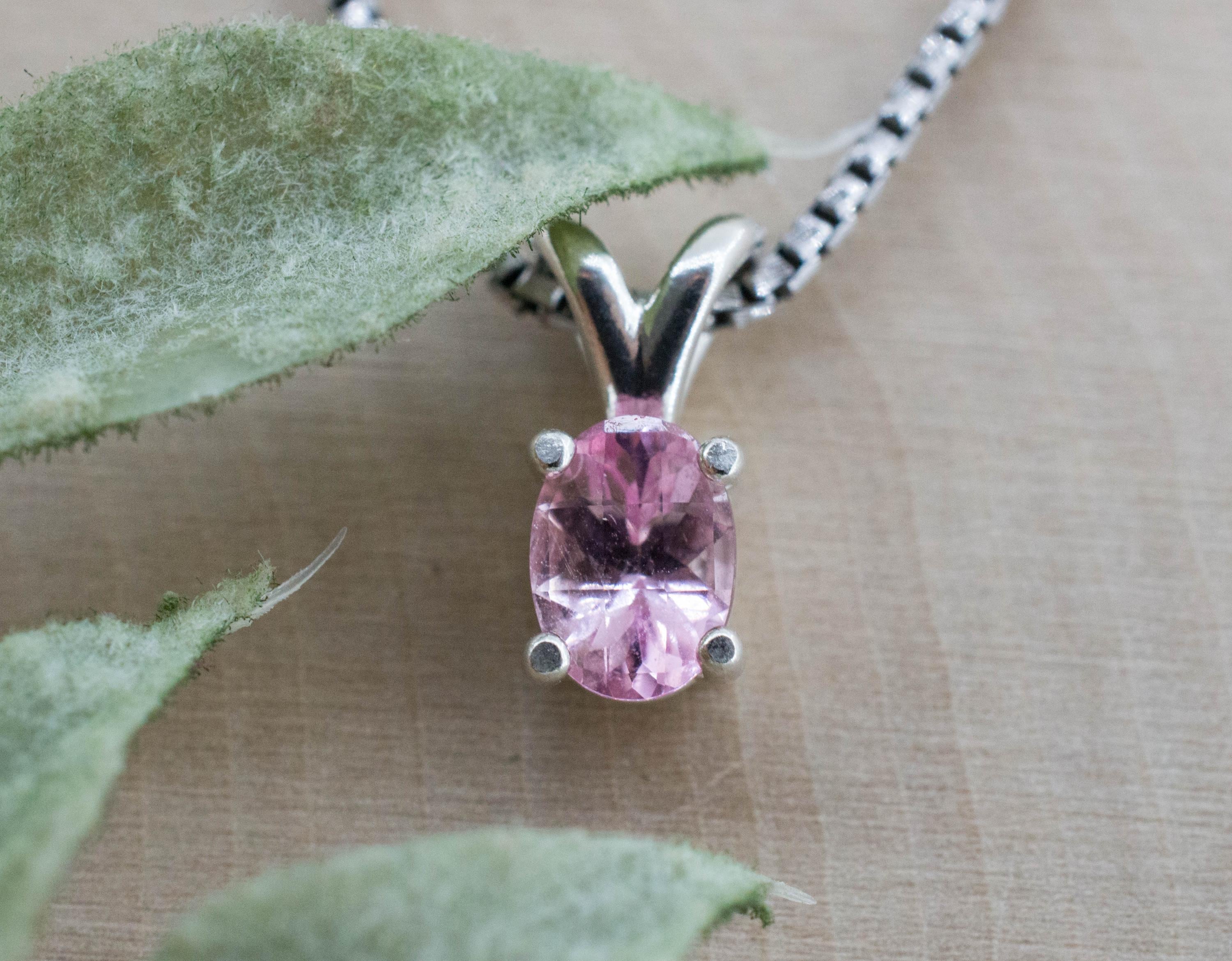 Pink Tourmaline Pendant, Natural Untreated San Diego Tourmaline; 0.710cts