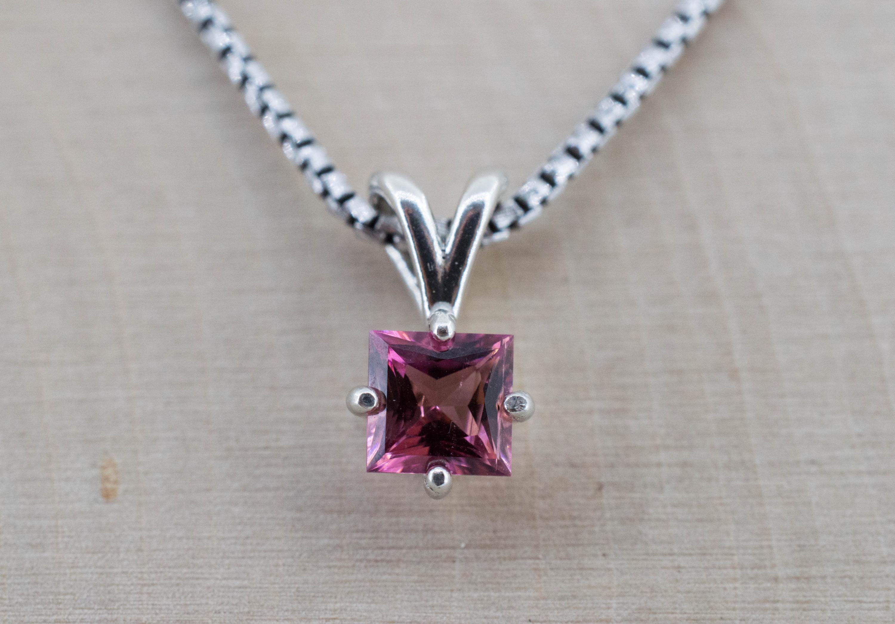 Pink Tourmaline Pendant, Natural Untreated San Diego Tourmaline; 0.690cts