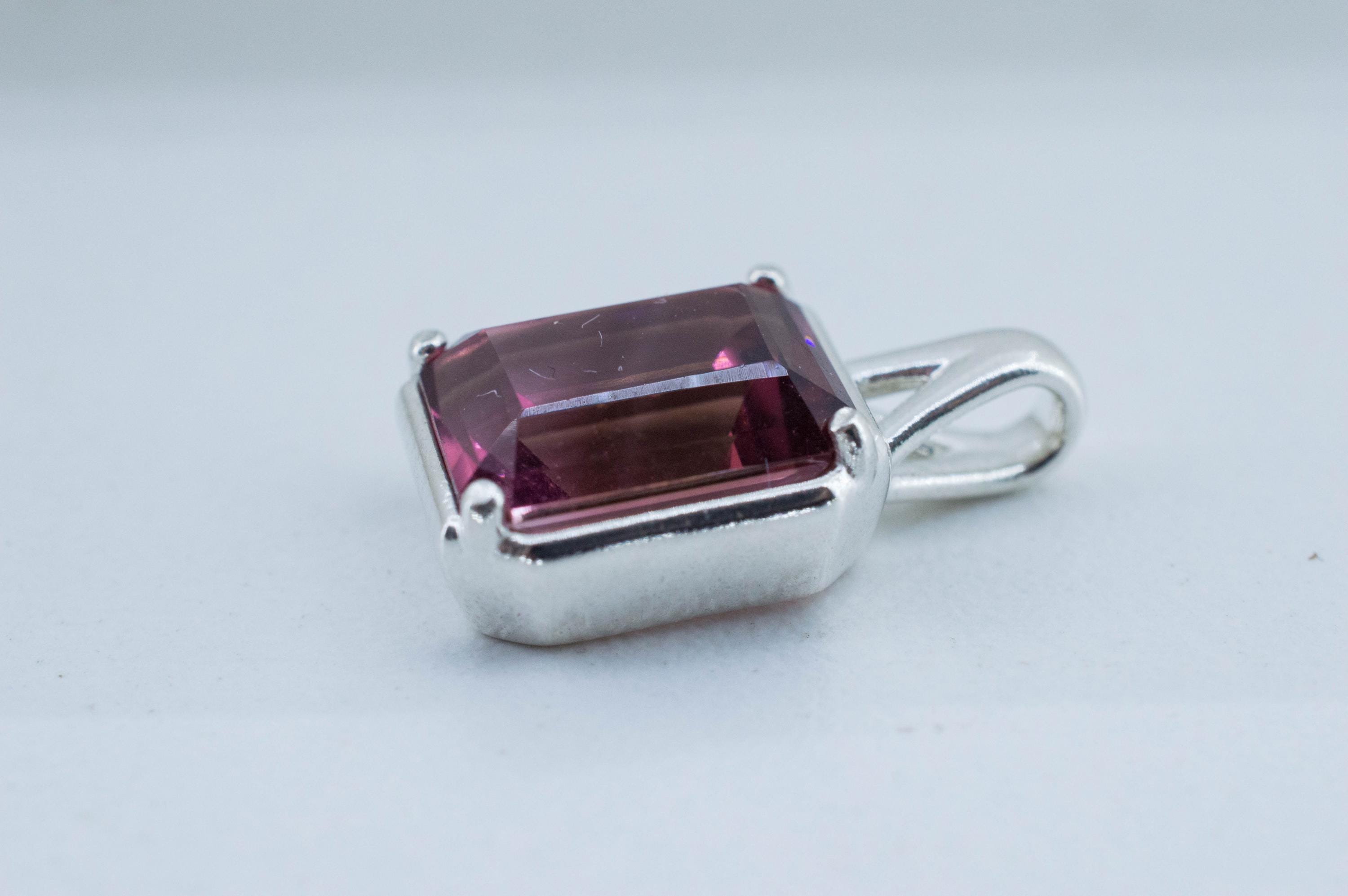 Pink Tourmaline Pendant, Natural Untreated San Diego Tourmaline; 6.265cts