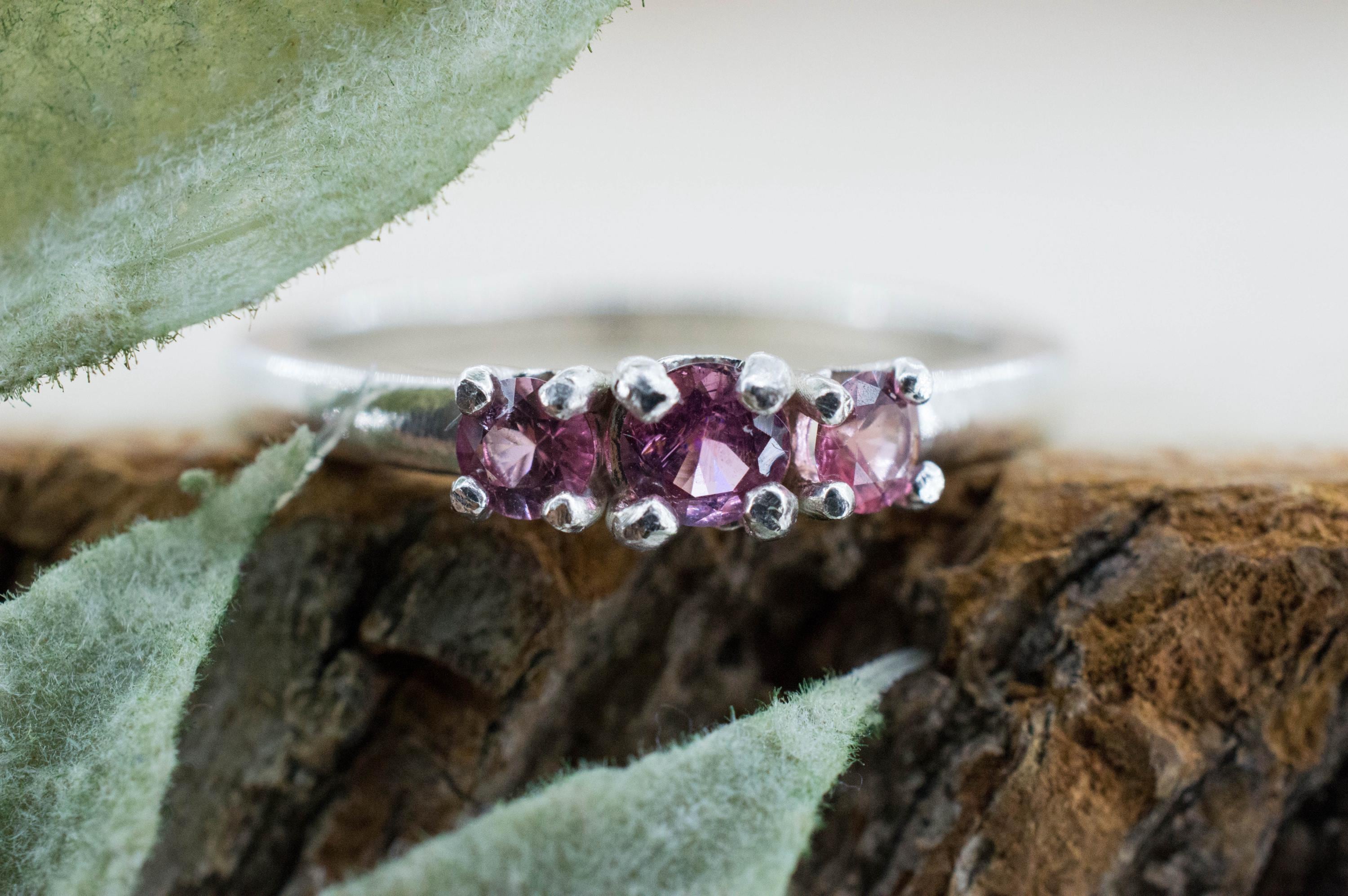 Pink Tourmaline Ring, Natural Untreated San Diego Tourmaline; 0.345ctw