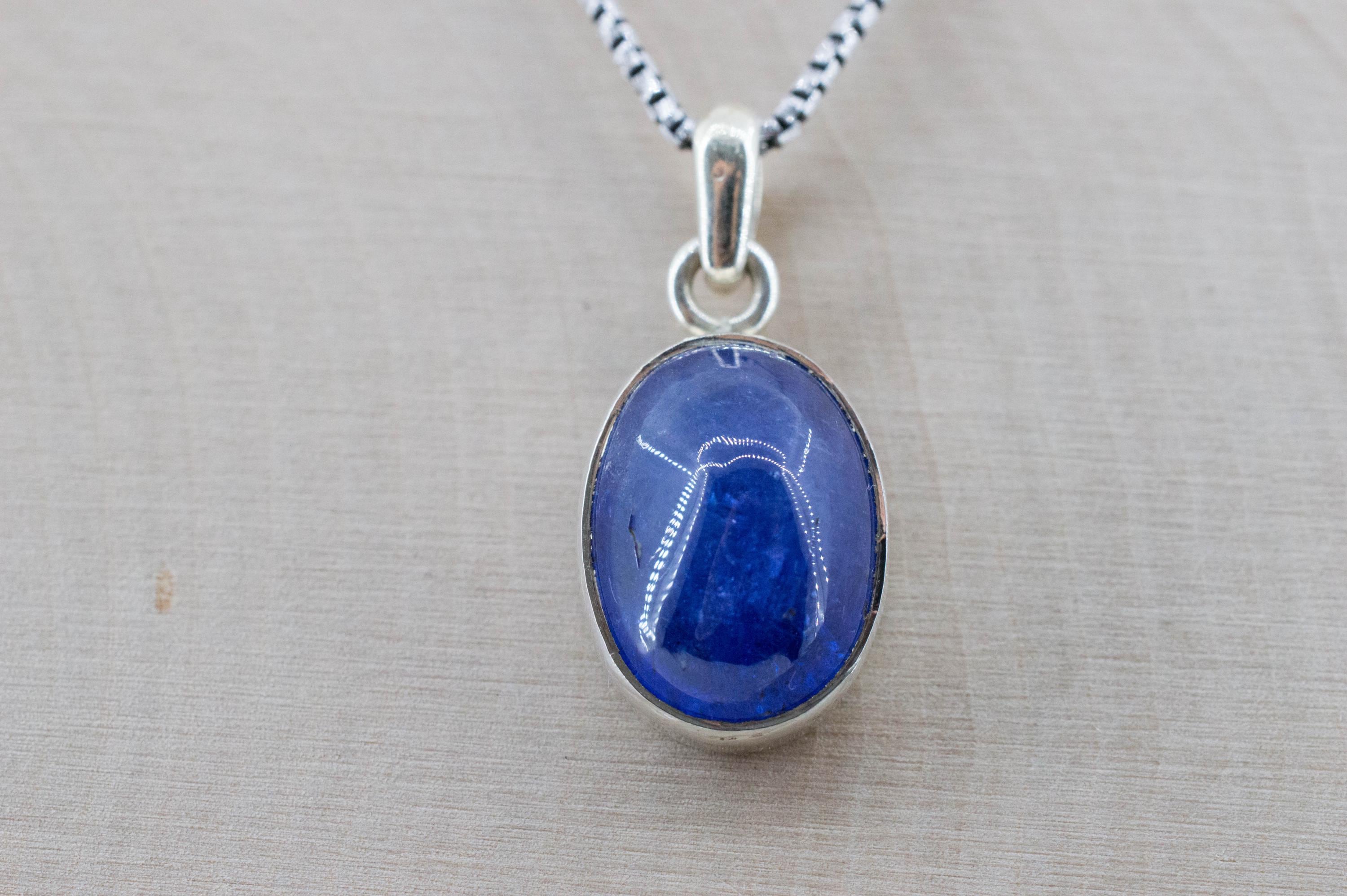 Tanzanite Pendant; Natural Tanzania Tanzanite; 7.950cts