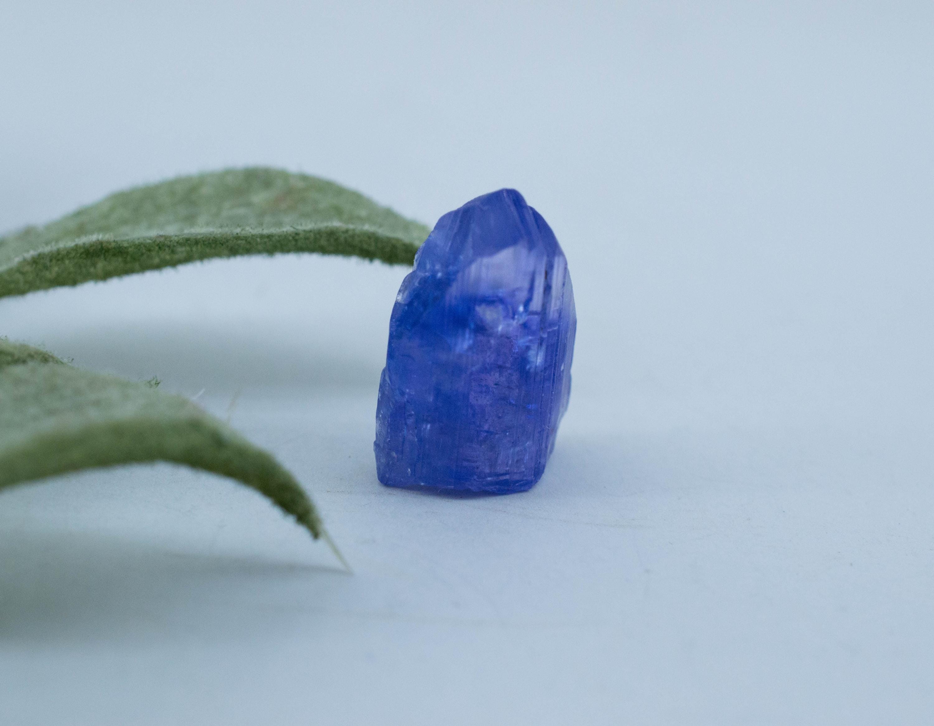 Tanzanite Crystal; Natural Untreated Tanzania Raw Tanzanite; 7.625cts