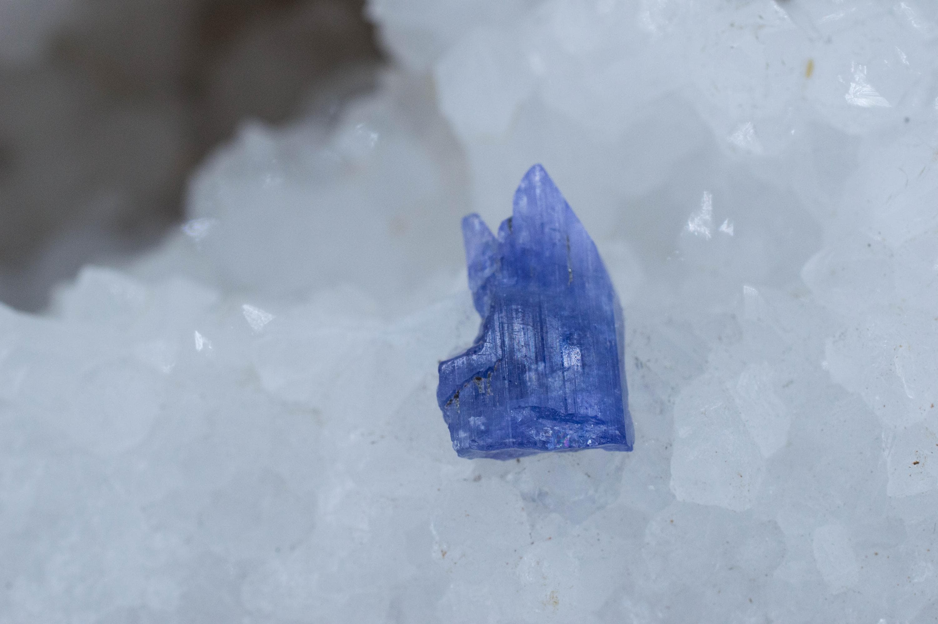Tanzanite Crystal; Natural Untreated Tanzania Raw Tanzanite; 14.300cts