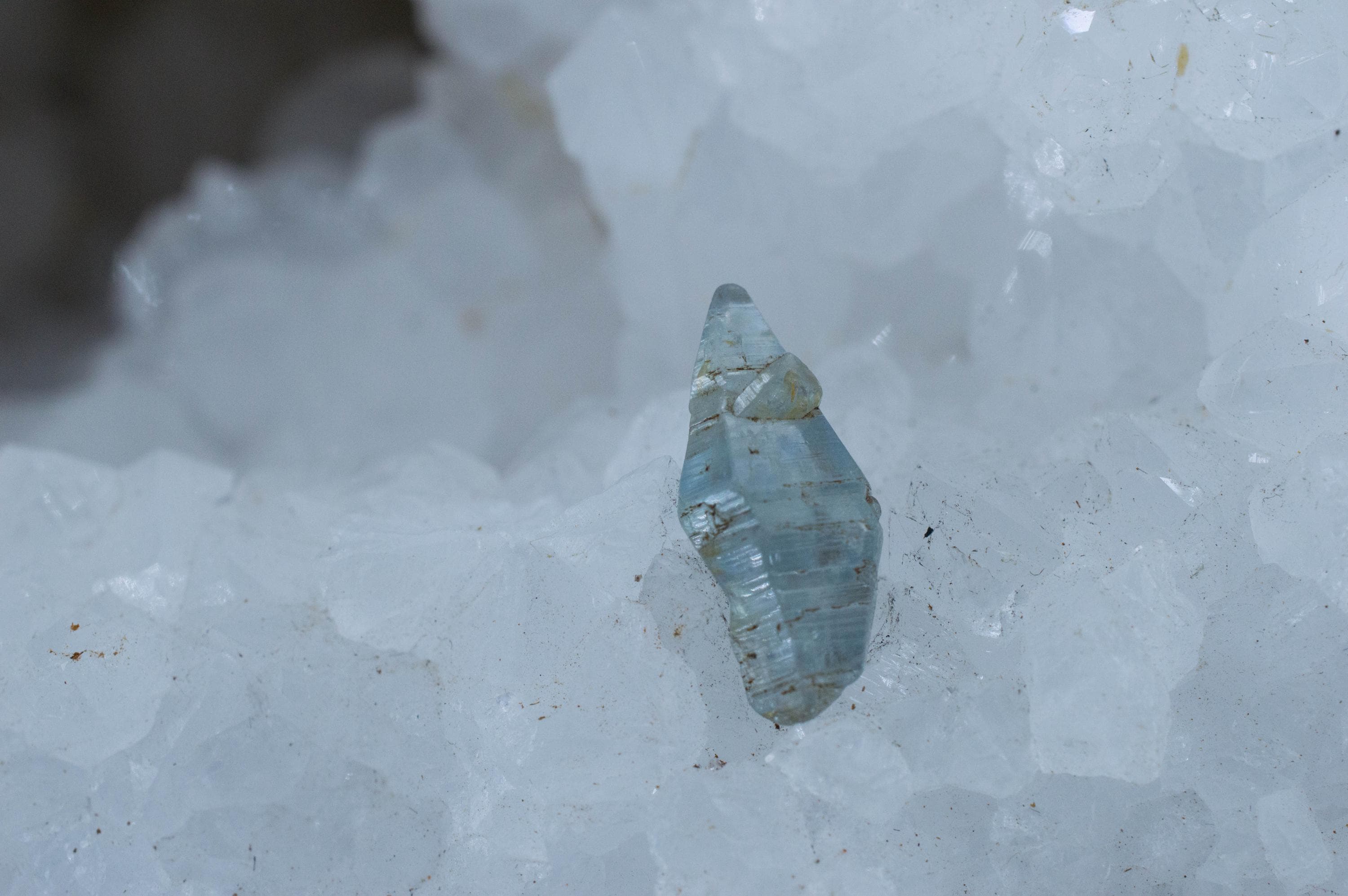 Blue Sapphire Specimen; Natural Untreated Sri Lanka Dogtooth Sapphire Crystal; 6.260cts