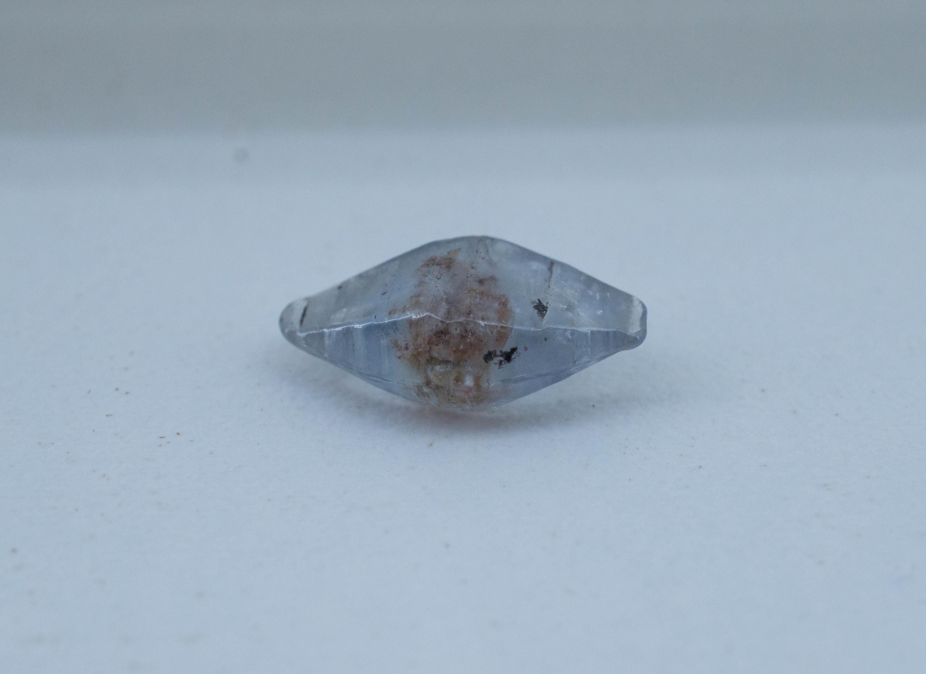 Blue Sapphire Specimen; Natural Untreated Sri Lanka Dogtooth Sapphire Crystal; 6.390cts