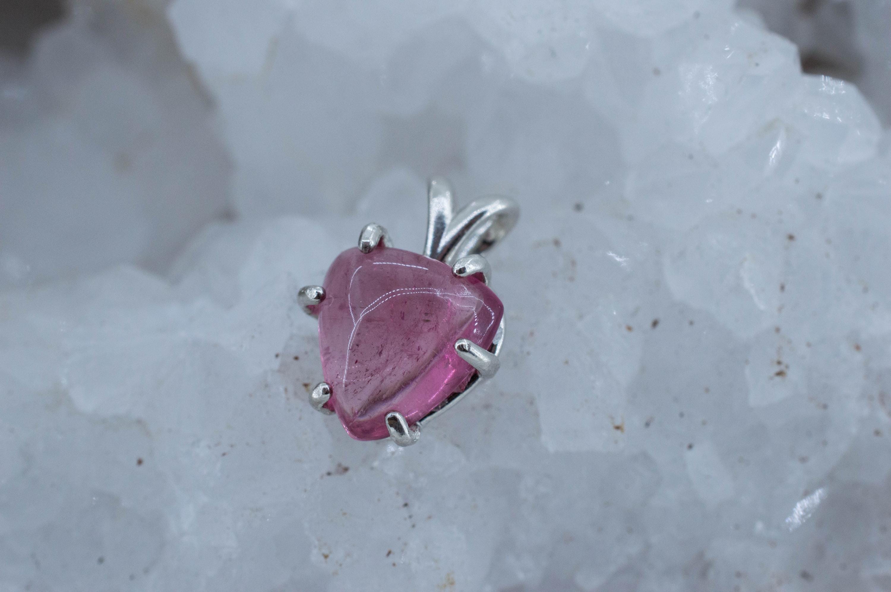 Pink Tourmaline Pendant, Natural Untreated San Diego Tourmaline; 4.770cts