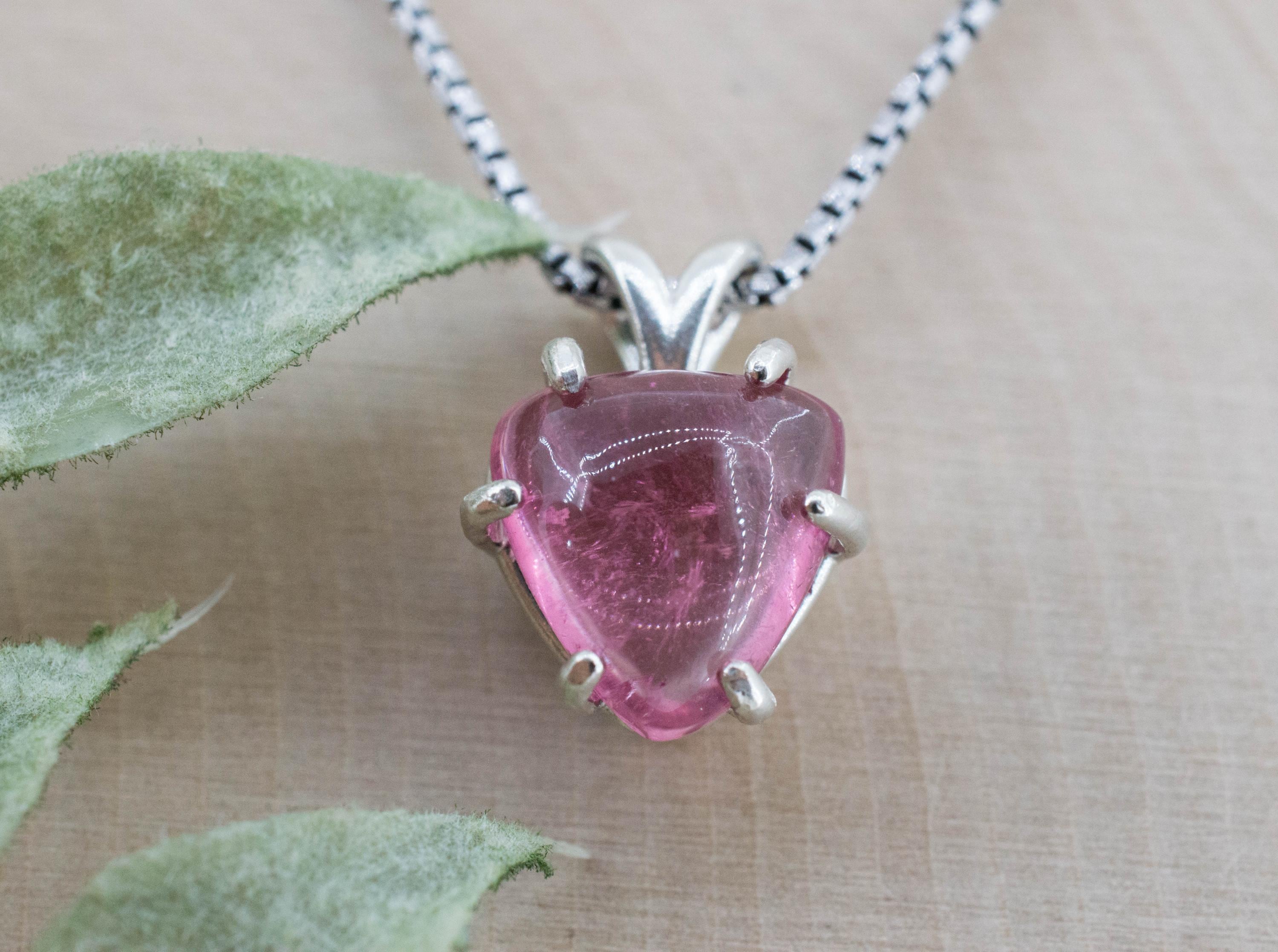 Pink Tourmaline Pendant, Natural Untreated San Diego Tourmaline; 4.770cts
