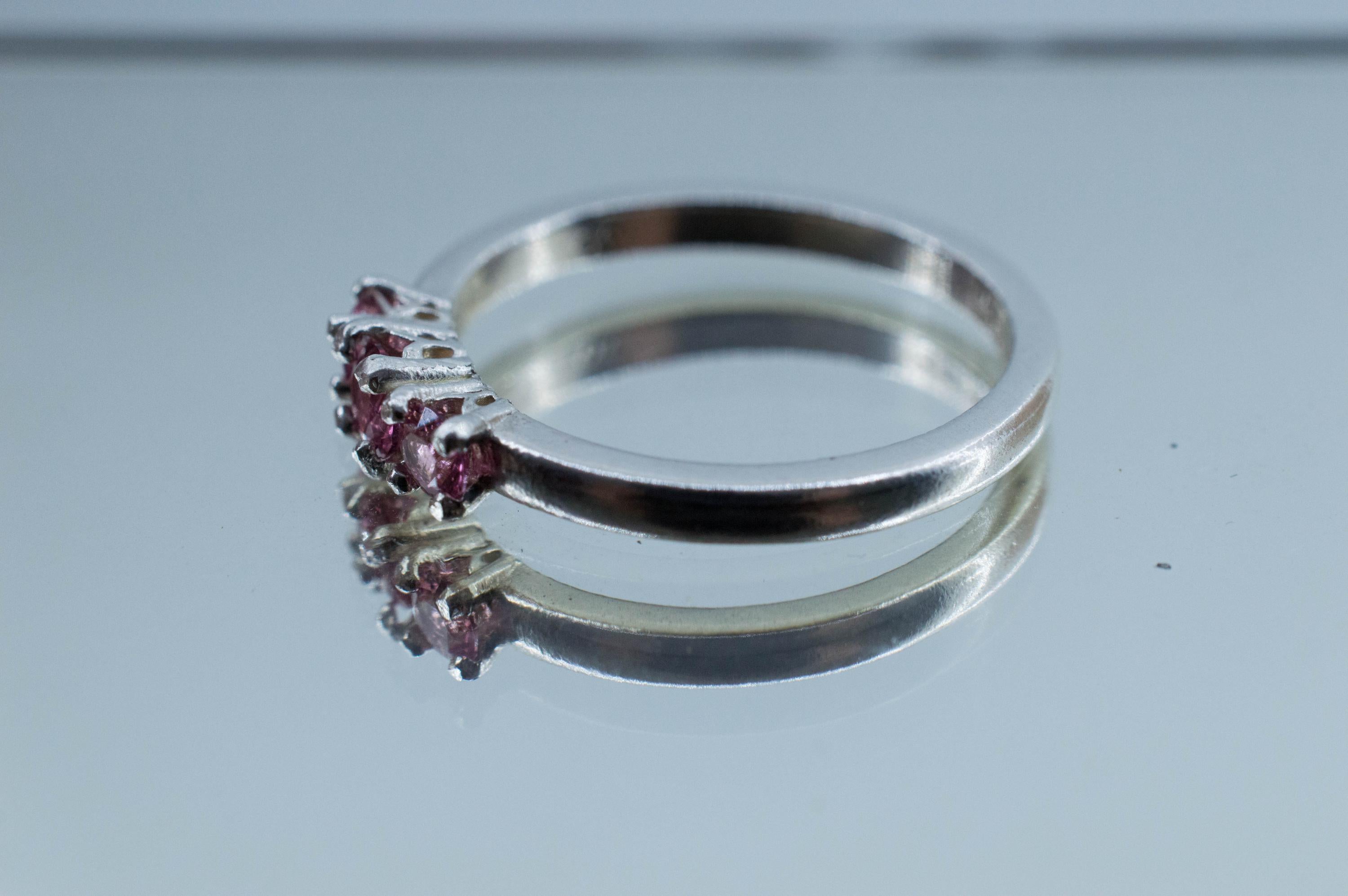 Pink Tourmaline Ring, Natural Untreated San Diego Tourmaline; 0.345ctw