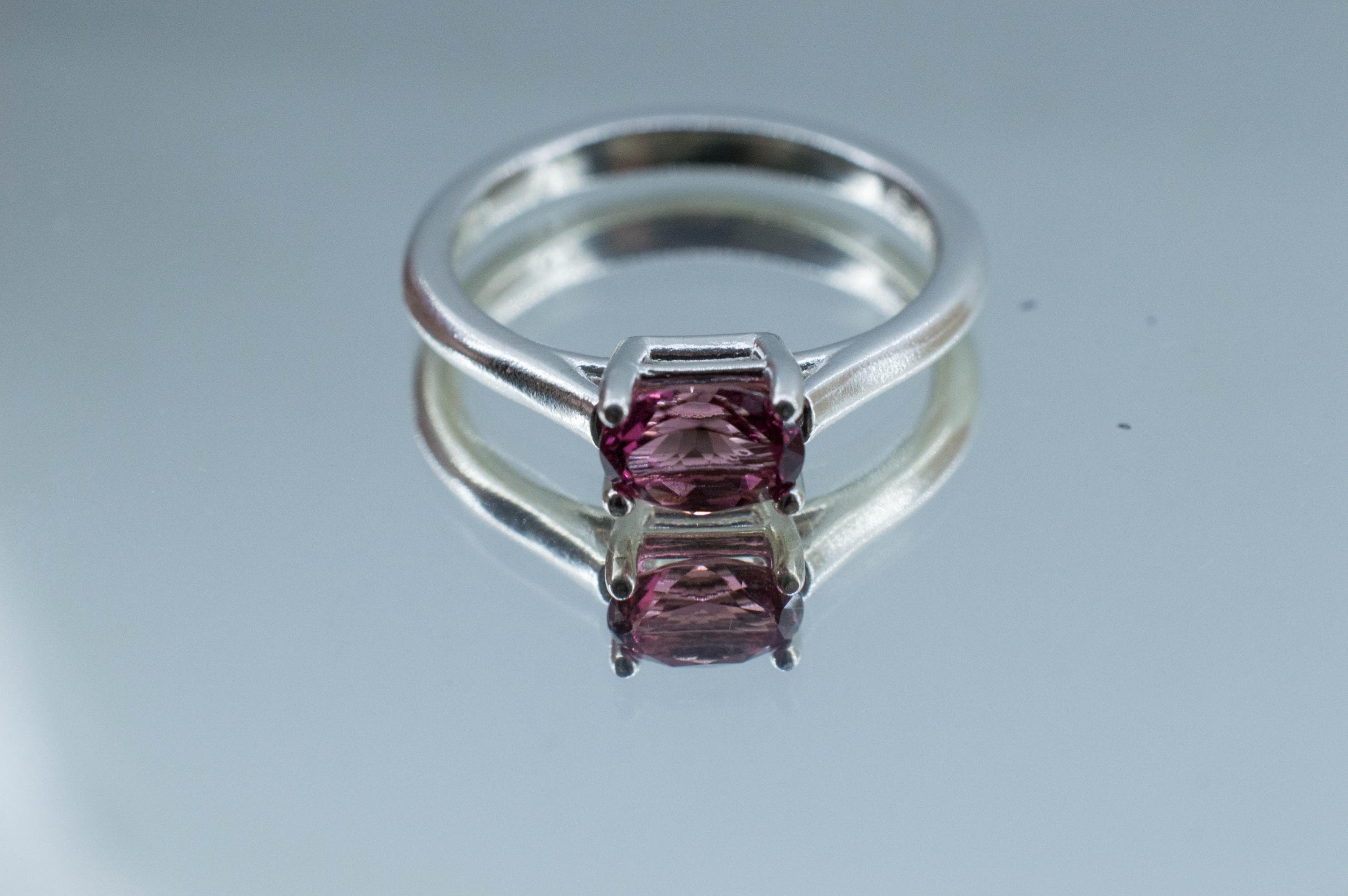 Pink Tourmaline Ring, Natural Untreated San Diego Tourmaline; 0.685cts