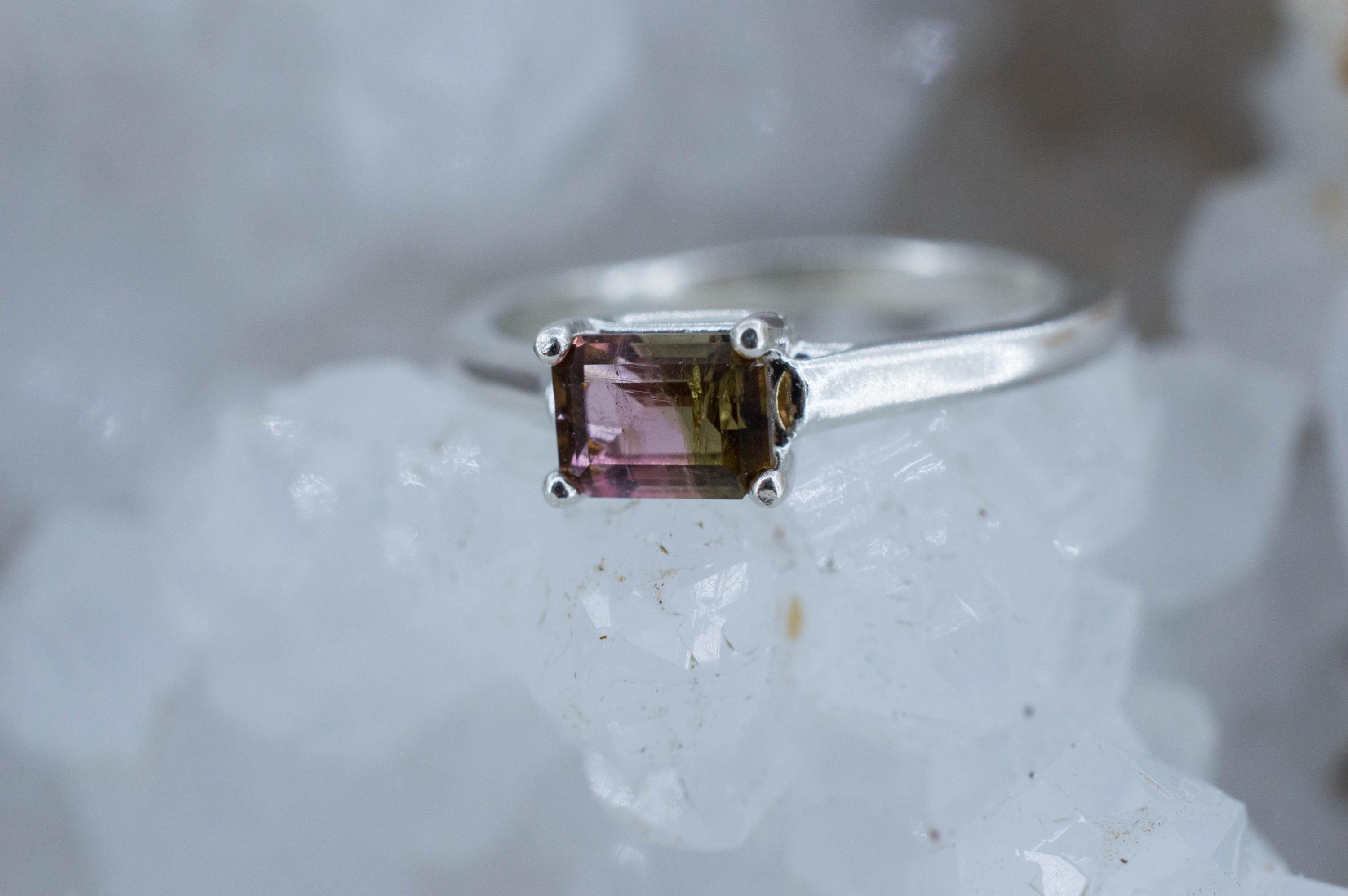 Watermelon Tourmaline Ring, Natural Untreated San Diego Tourmaline; 0.685cts