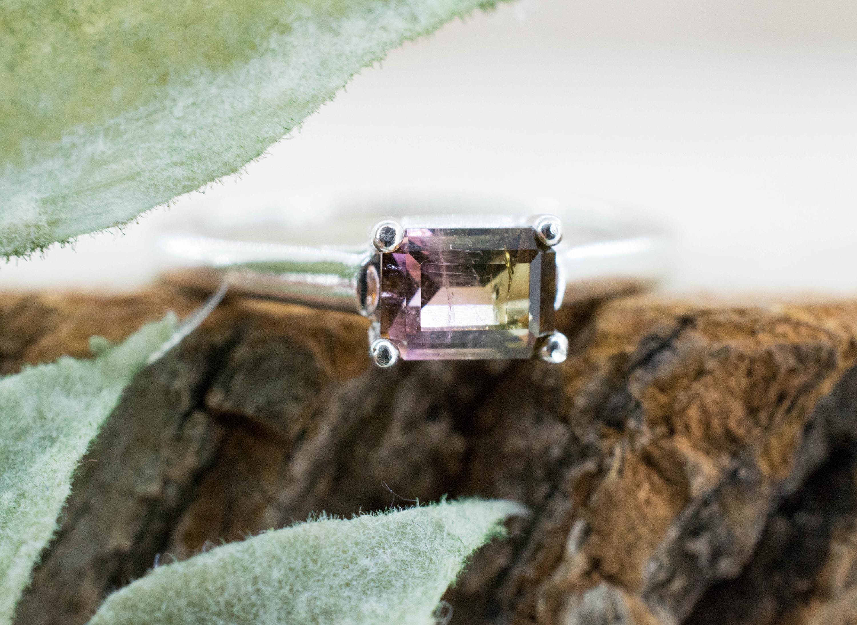 Watermelon Tourmaline Ring, Natural Untreated San Diego Tourmaline; 0.685cts