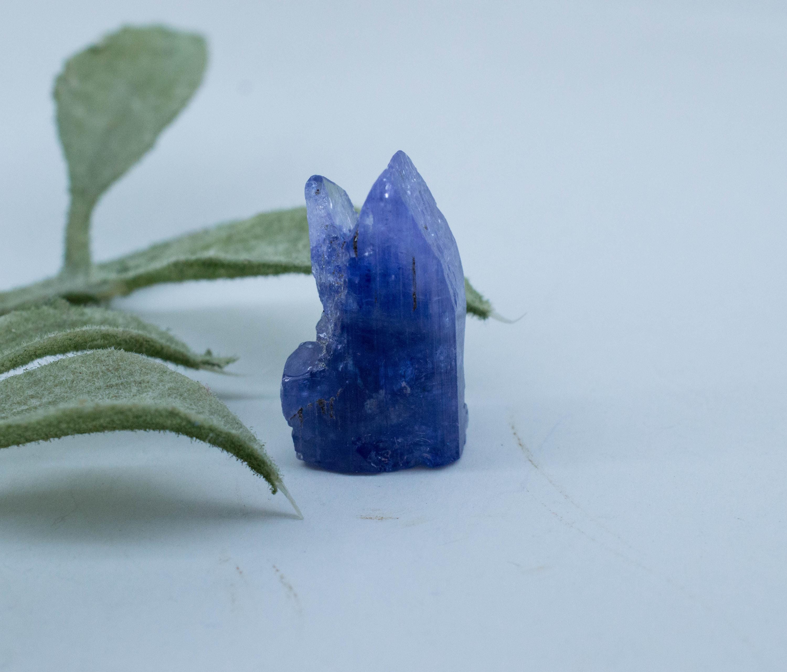 Tanzanite Crystal; Natural Untreated Tanzania Raw Tanzanite; 14.300cts