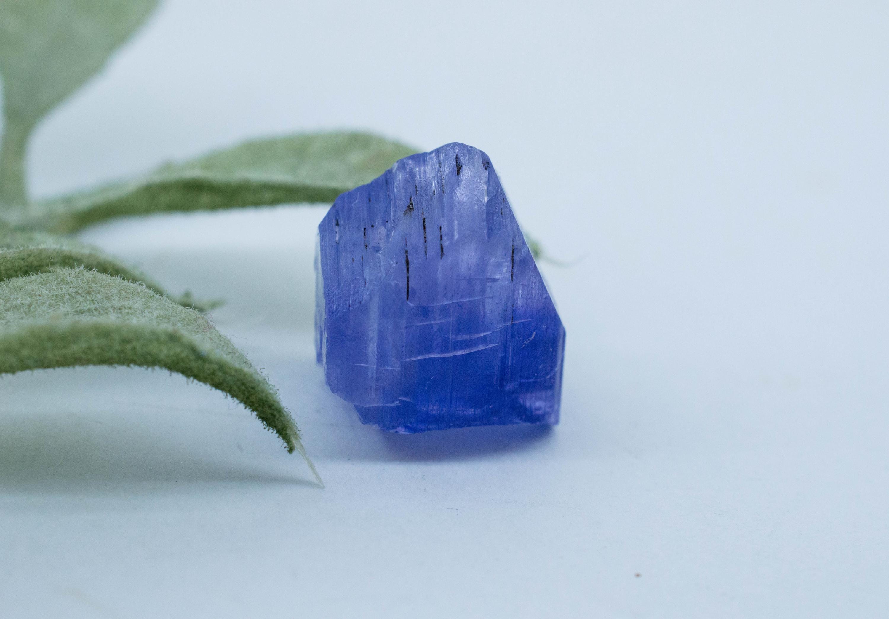 Tanzanite Crystal; Natural Untreated Tanzania Raw Tanzanite; 19.020cts