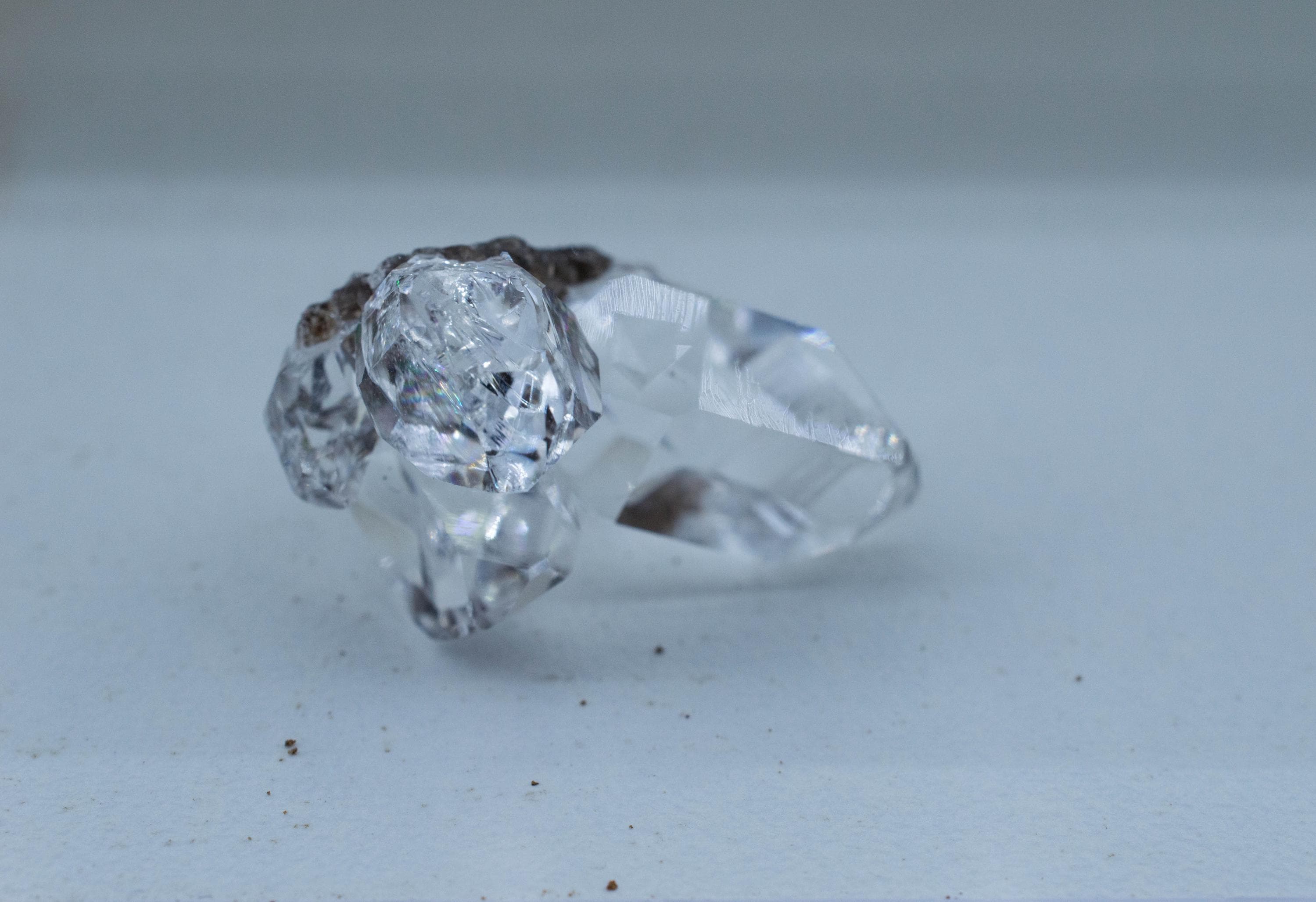 Herkimer Diamond Specimen; Natural Untreated New York Herkimer Quartz Crystal; 5.225 grams
