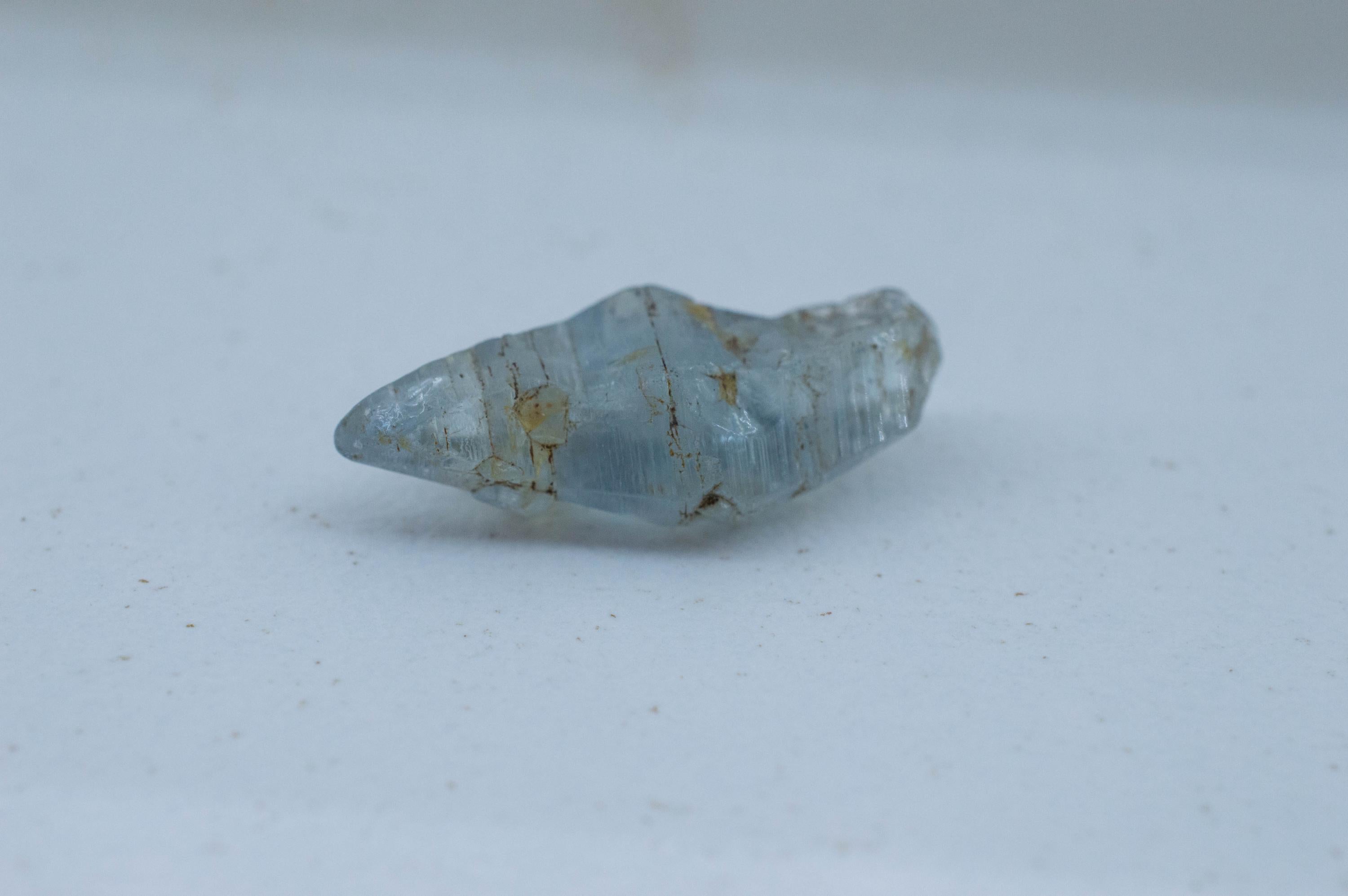Blue Sapphire Specimen; Natural Untreated Sri Lanka Dogtooth Sapphire Crystal; 6.260cts