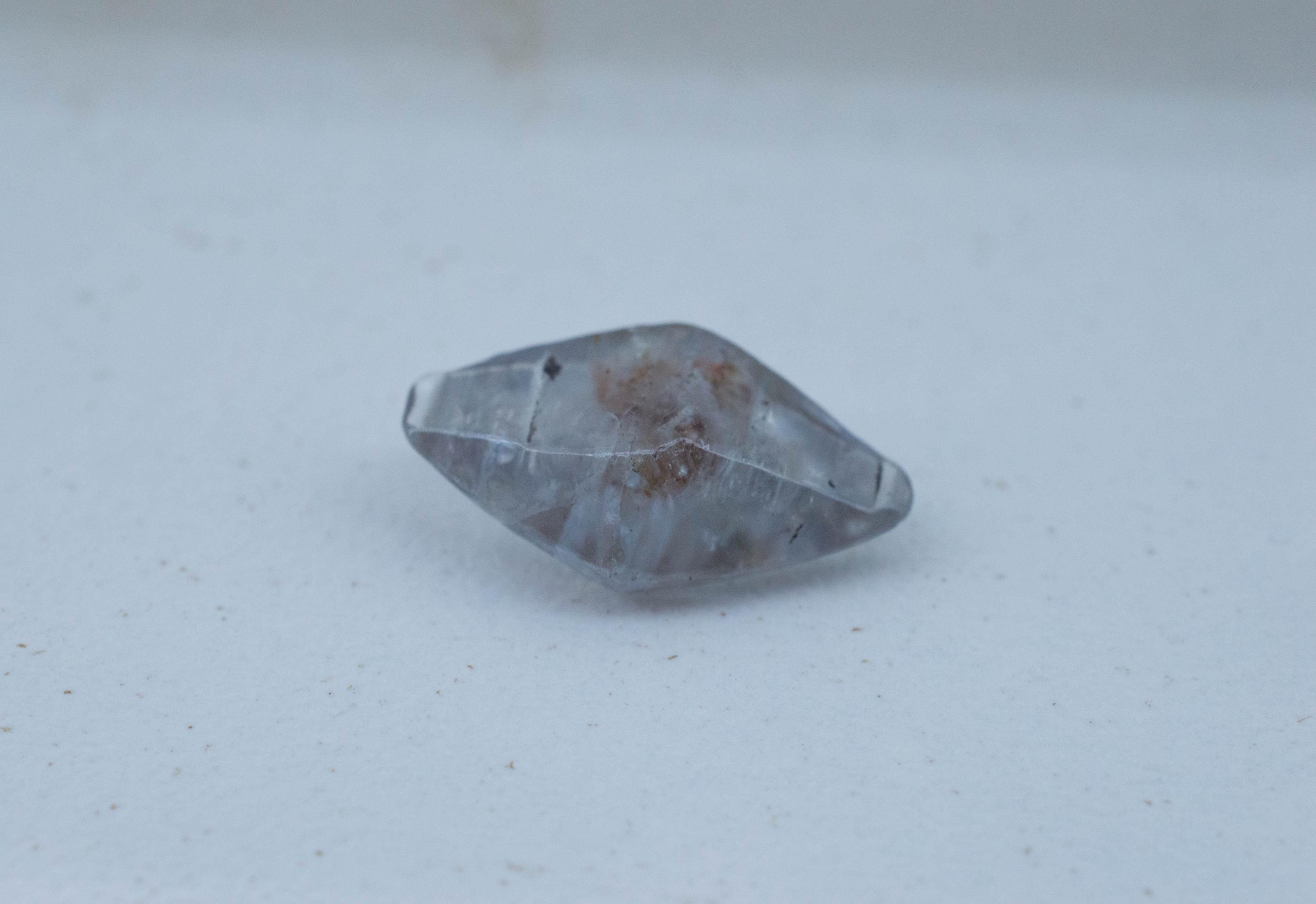 Blue Sapphire Specimen; Natural Untreated Sri Lanka Dogtooth Sapphire Crystal; 6.390cts
