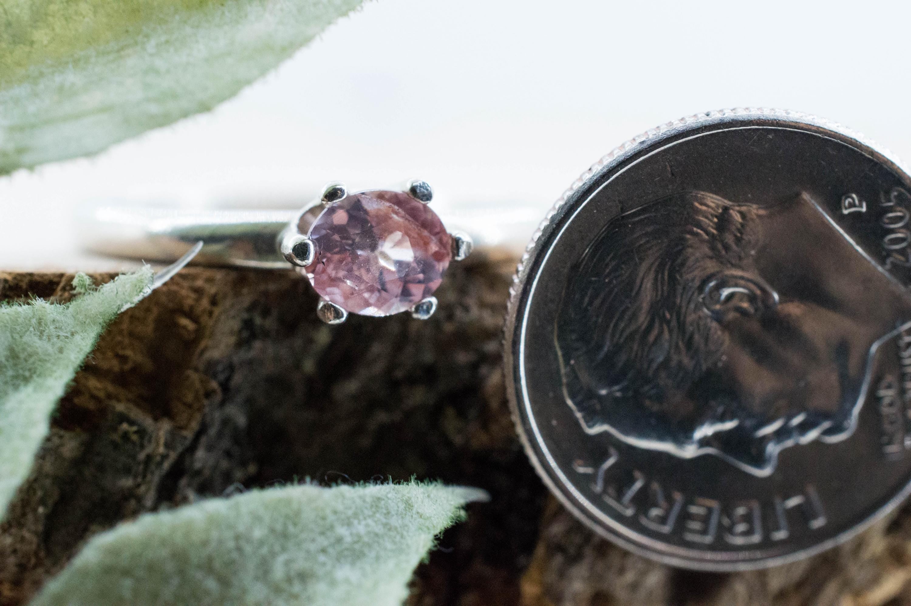 Padparadscha Sapphire Ring, Natural Untreated Sri Lanka Sapphire; 0.510cts