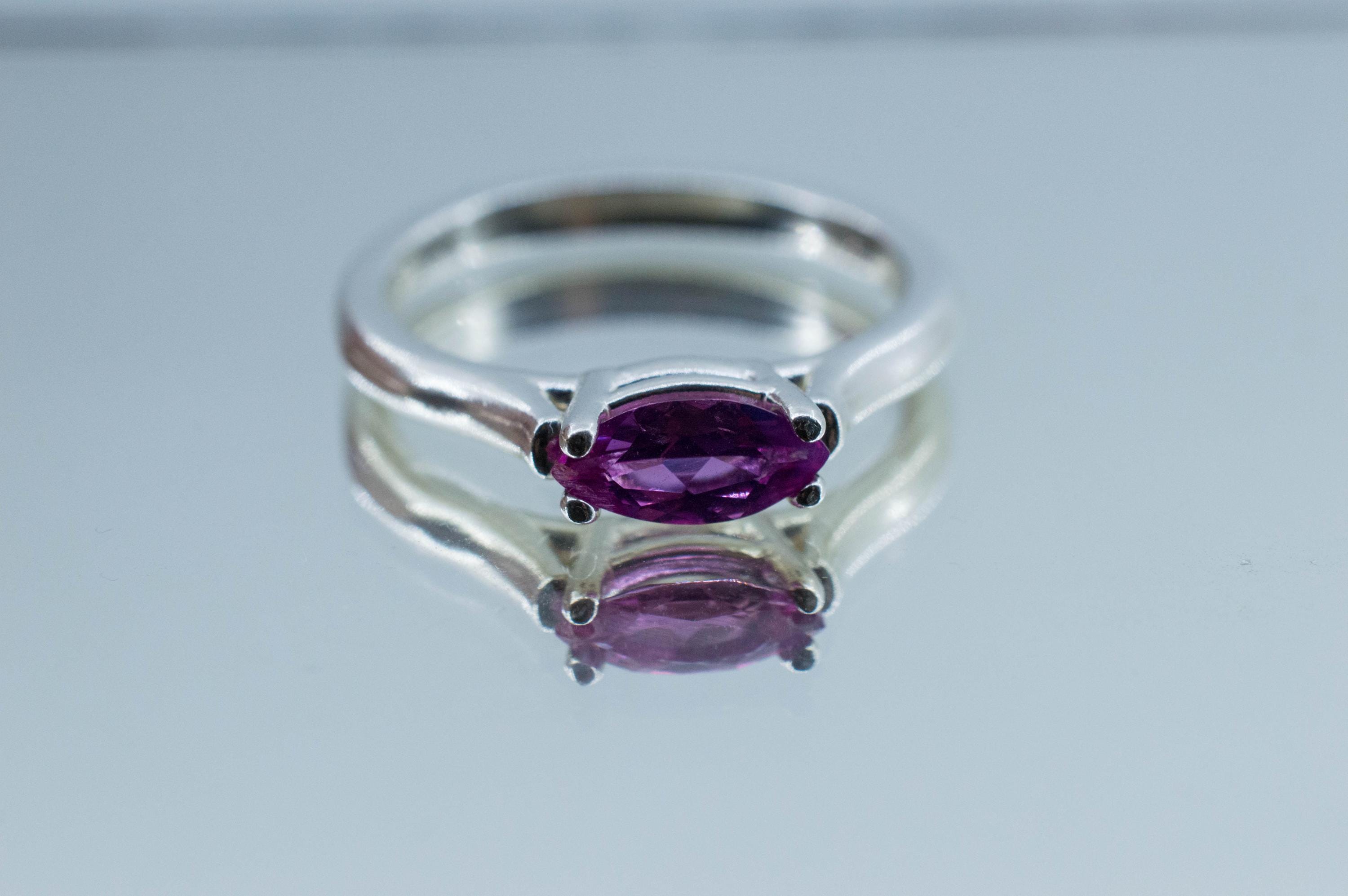 Pink Sapphire Ring, Natural Untreated Vietnam Sapphire; 0.540cts