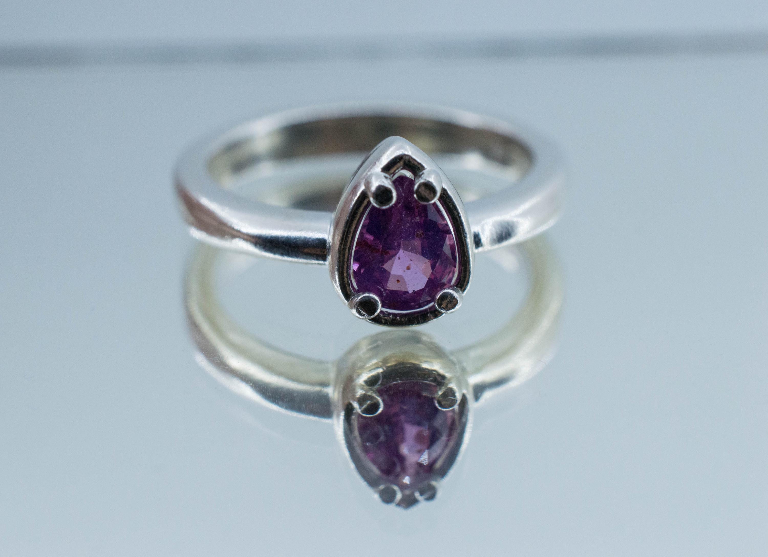 Pink Sapphire Ring, Natural Untreated Sri Lanka Sapphire; 0.820cts