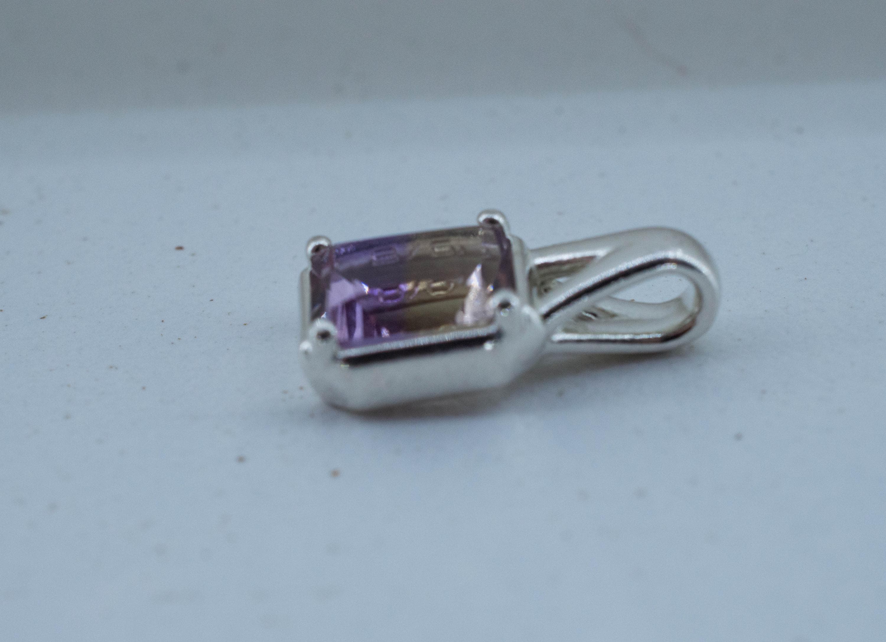 Ametrine Pendant; Natural Untreated Bolivia Ametrine; 1.625cts