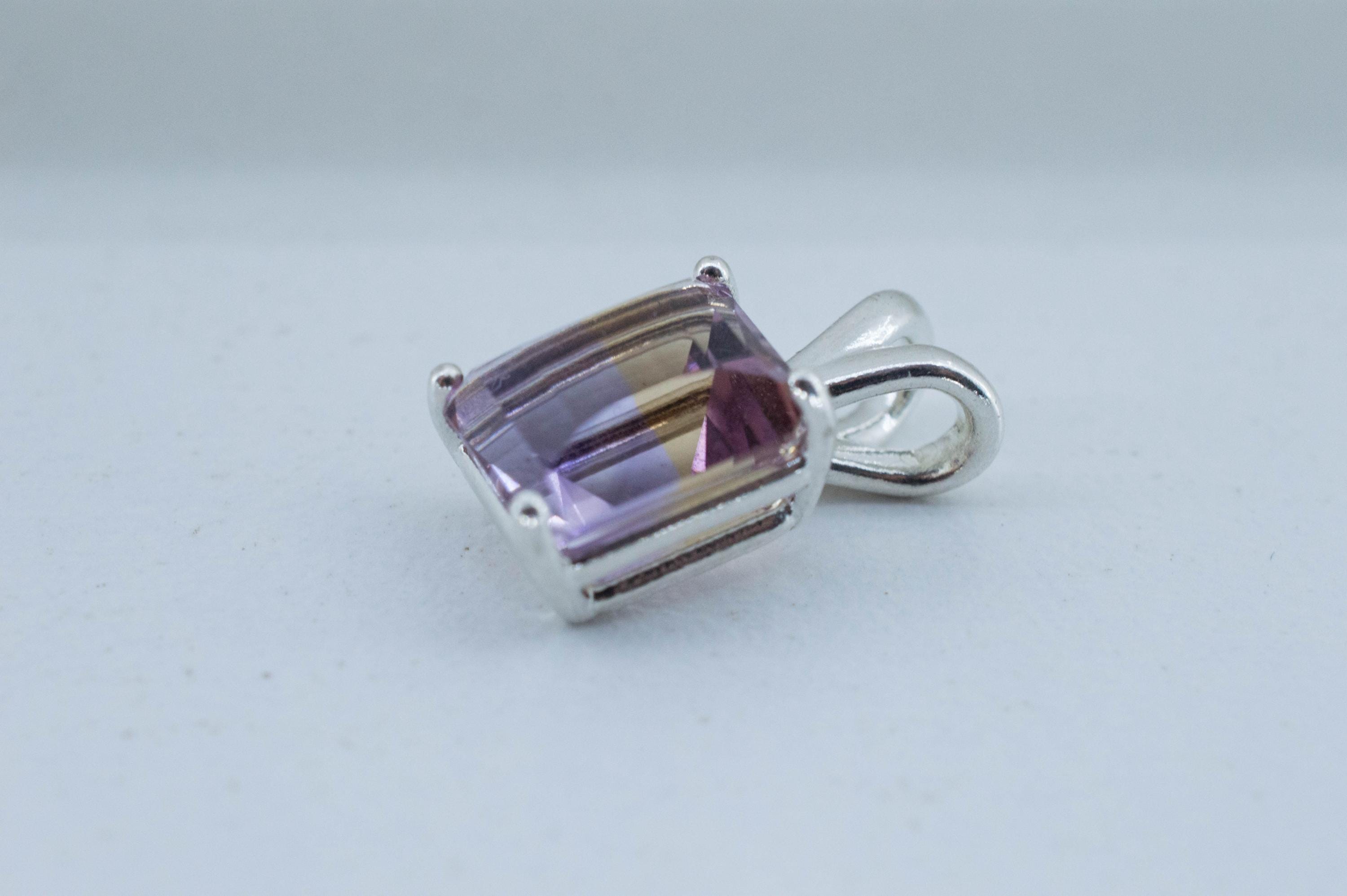 Ametrine Pendant; Natural Untreated Bolivia Ametrine; 3.035cts