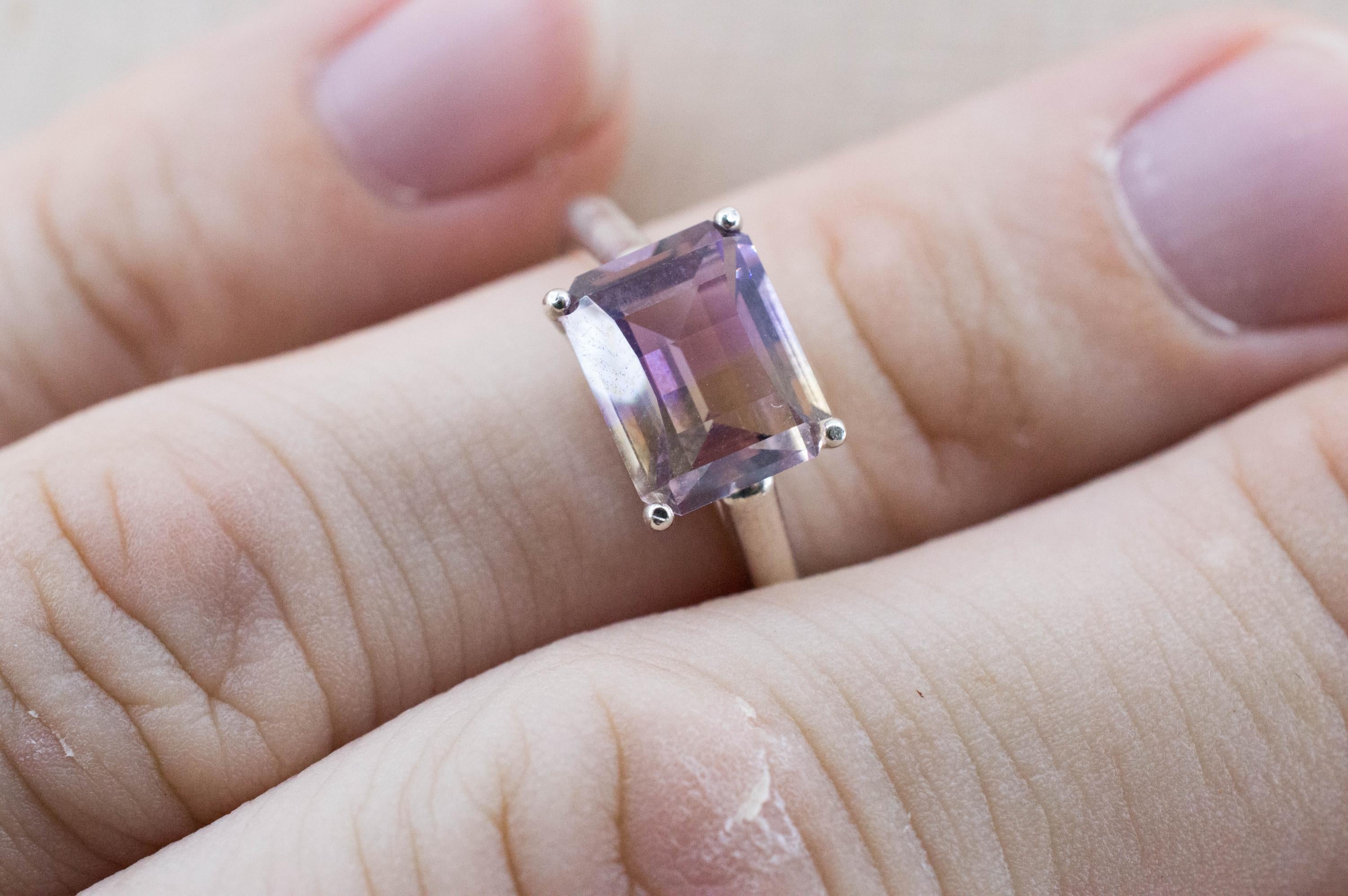 Ametrine Ring, Natural Untreated Bolivia Ametrine; 2.335cts