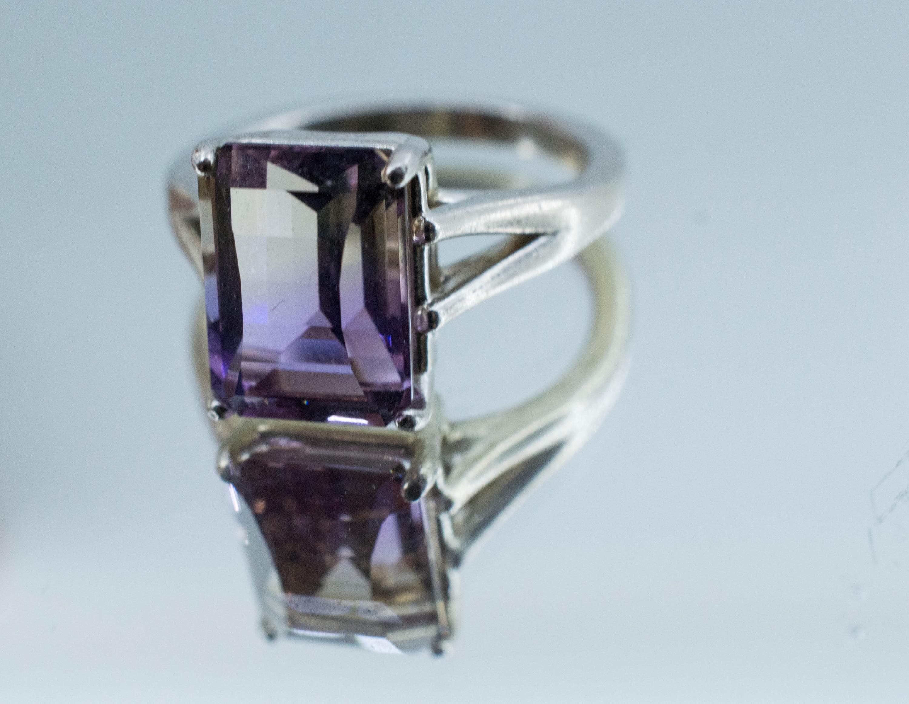 Ametrine Ring, Natural Untreated Bolivia Ametrine; 4.425cts