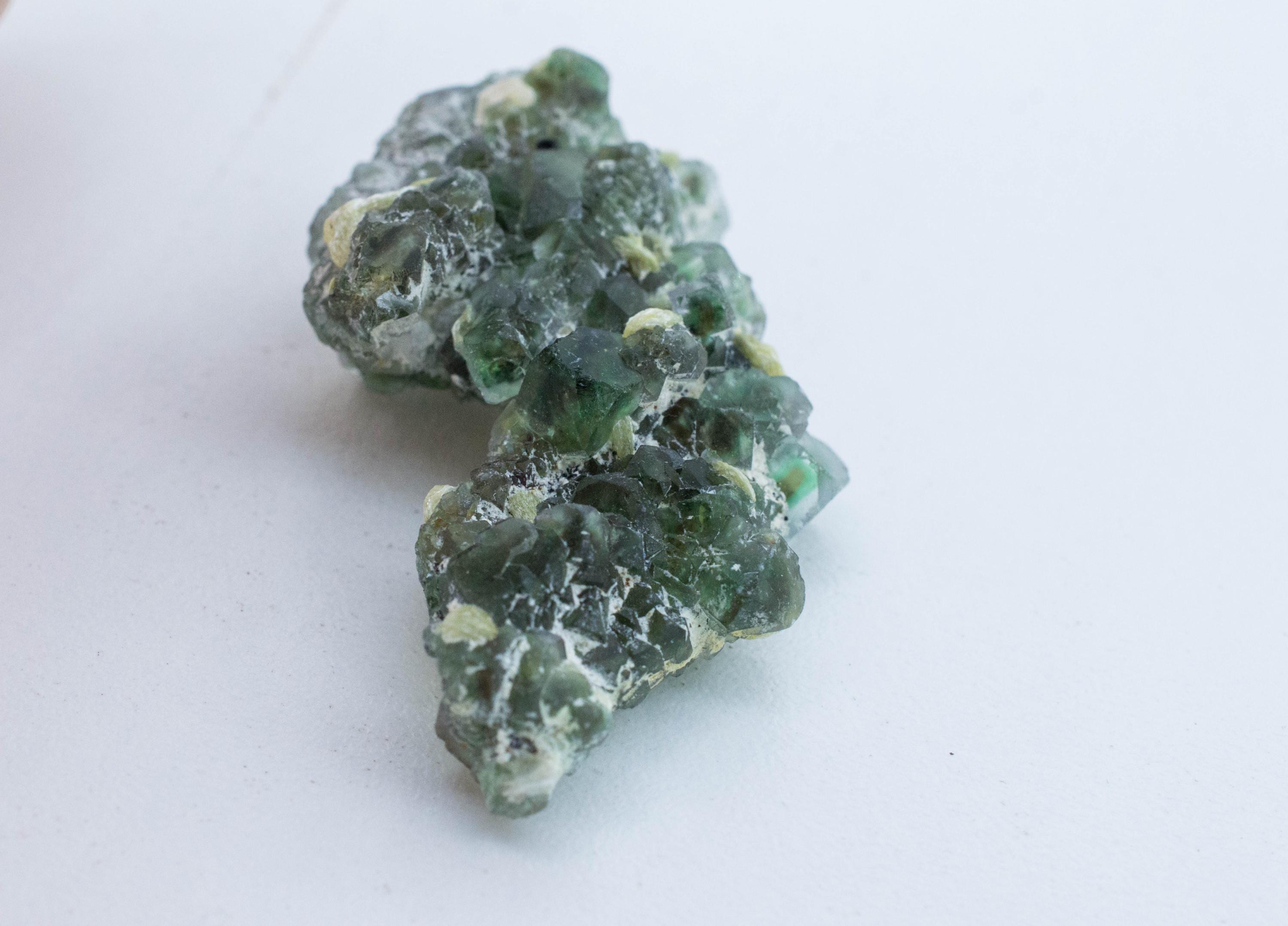 Fluorite with Muscovite Specimen; Natural Untreated Erongo Namibia Fluorite; 23.904 grams