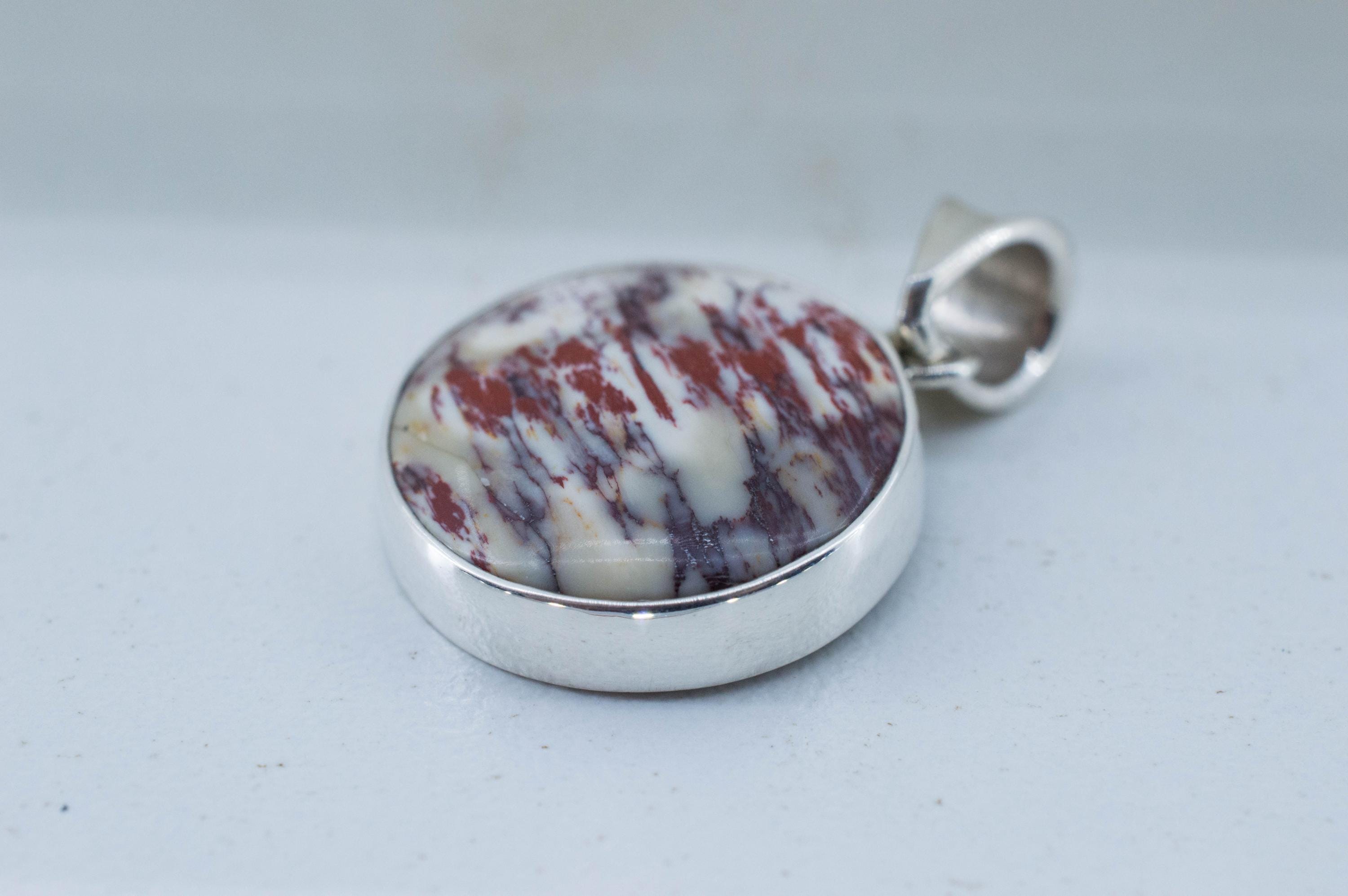 Alunite Pendant; Natural Untreated Arizona Alunite; 20mm