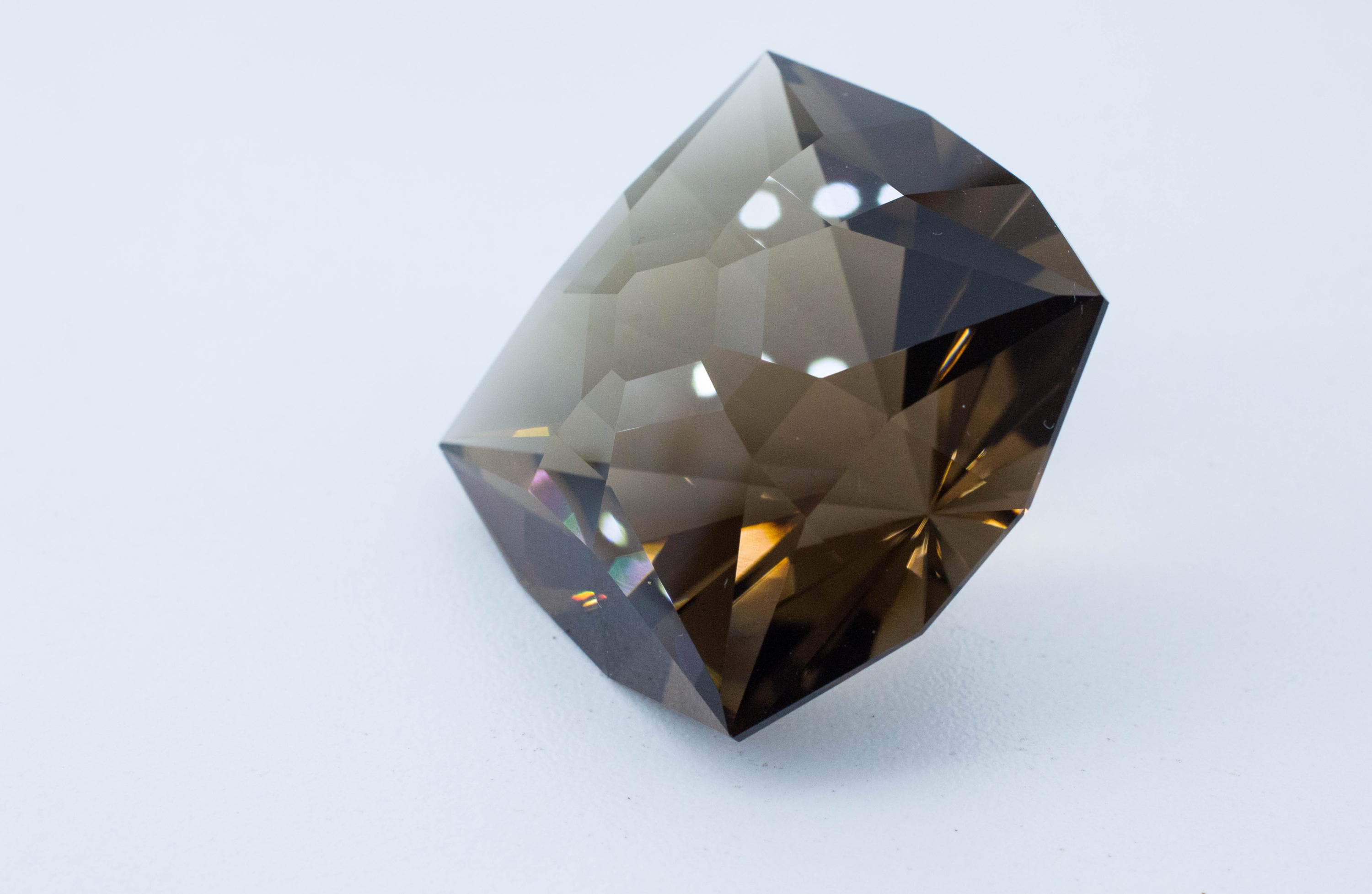 Smoky Quartz Gemstone; Natural Untreated Sri Lanka Quartz; 233.360cts