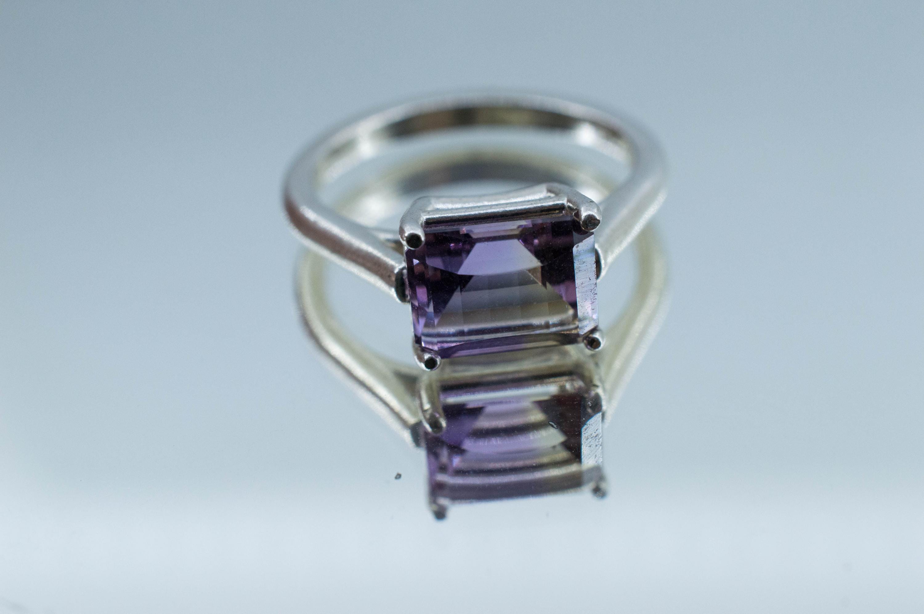 Ametrine Ring, Natural Untreated Bolivia Ametrine; 2.725cts