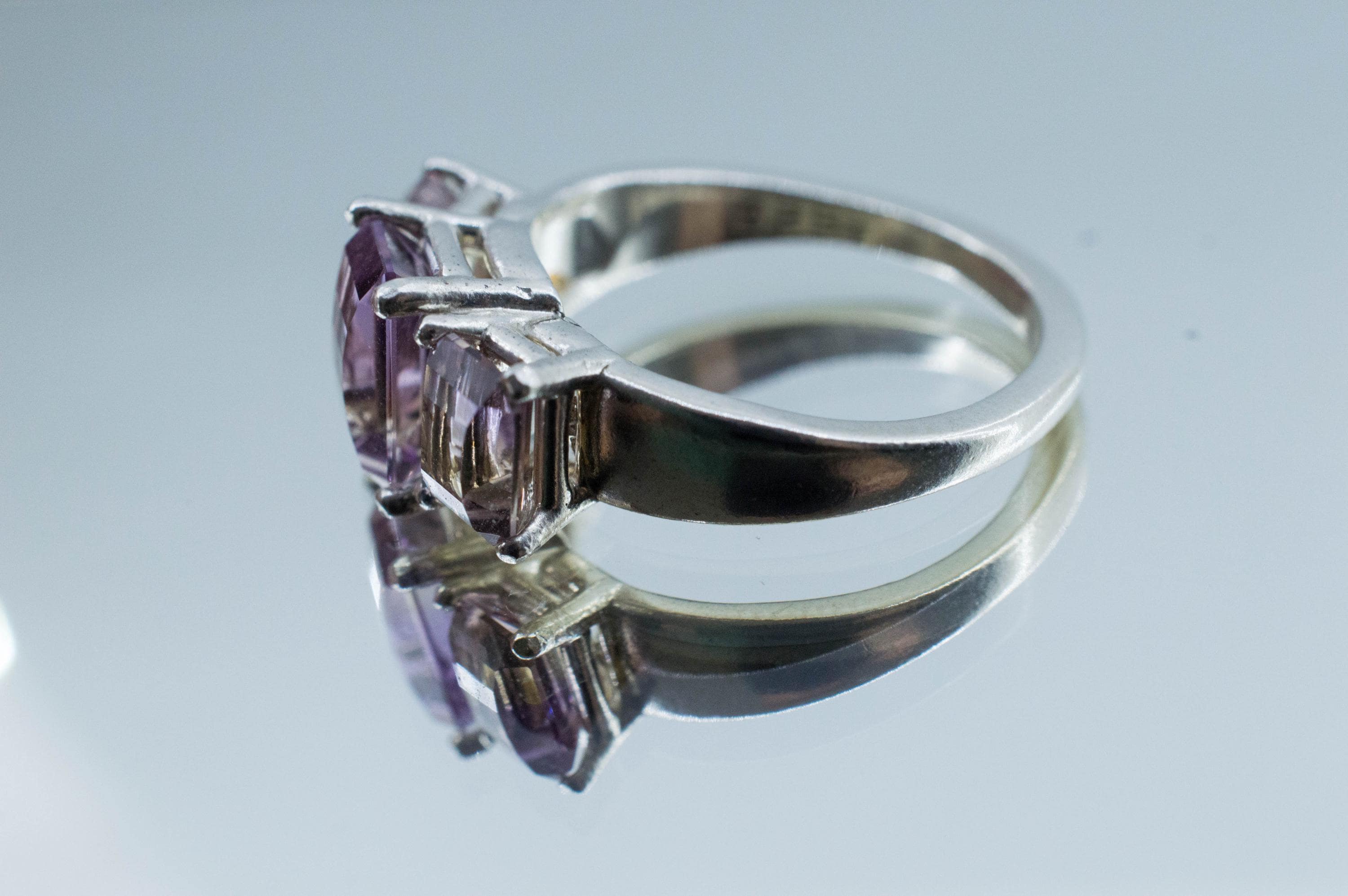 Ametrine Ring, Natural Untreated Bolivia Ametrine; 2.915cts