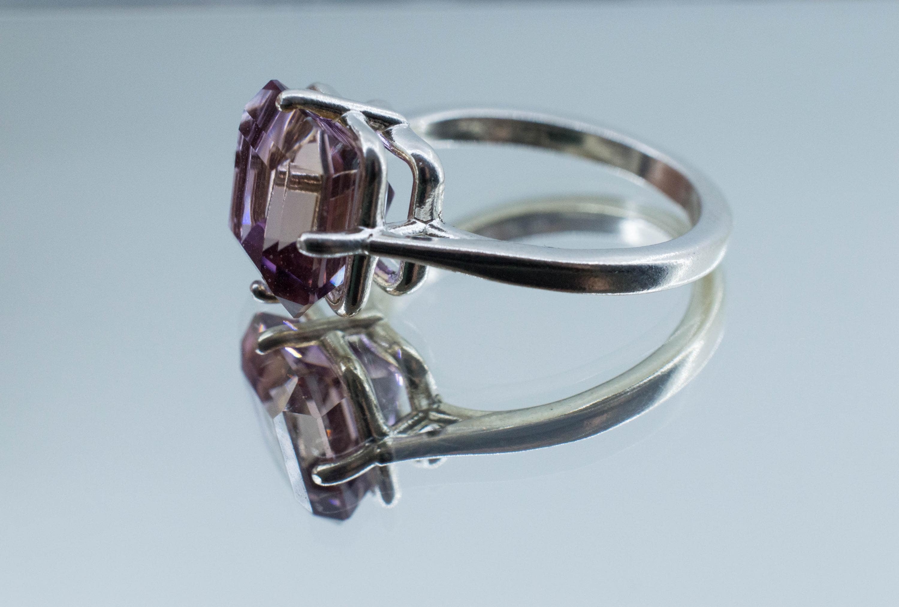Ametrine Ring, Natural Untreated Bolivia Ametrine; 5.075cts
