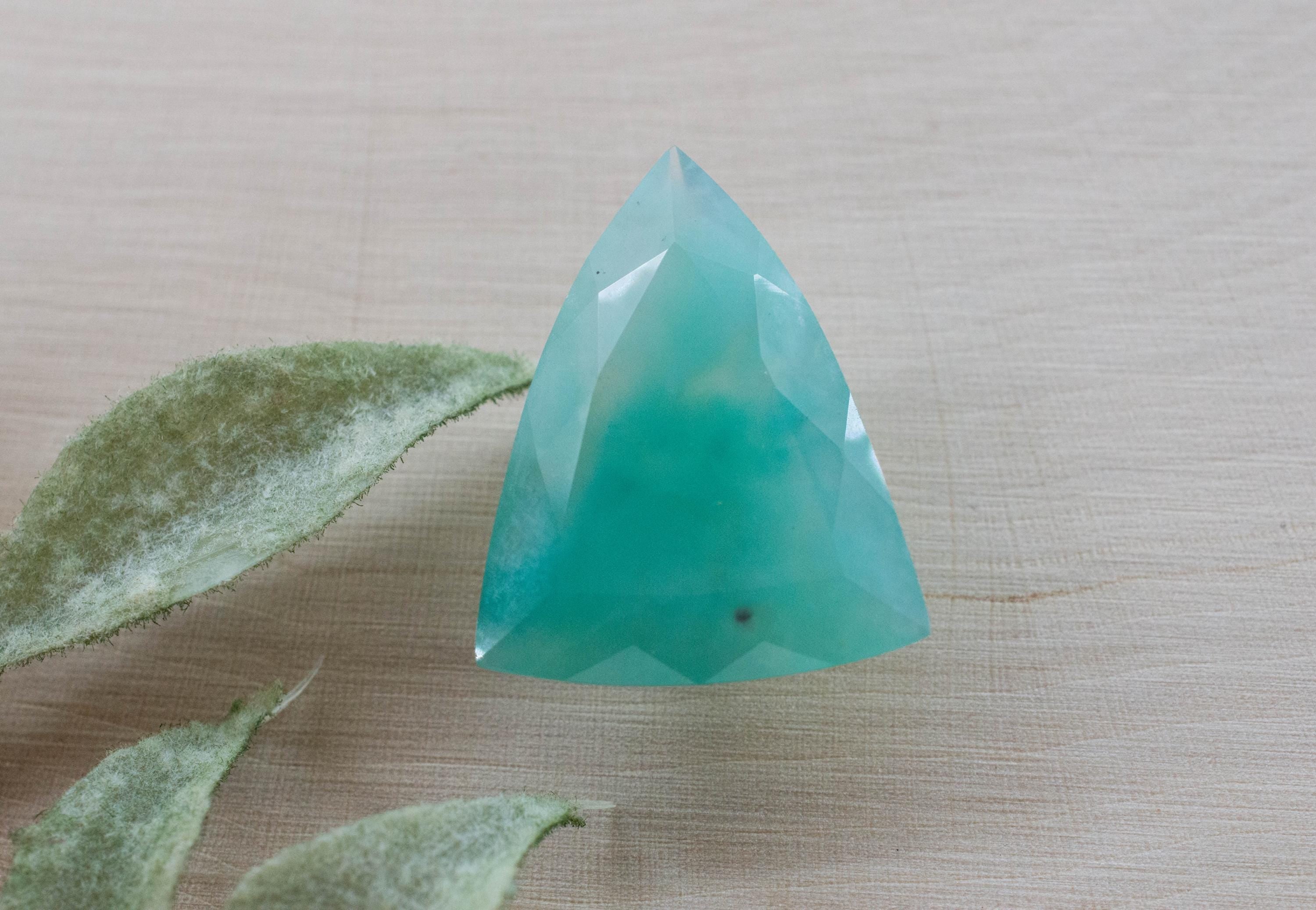 Aquaprase Gemstone; Natural Untreated African Aquaprase™; 14.290cts