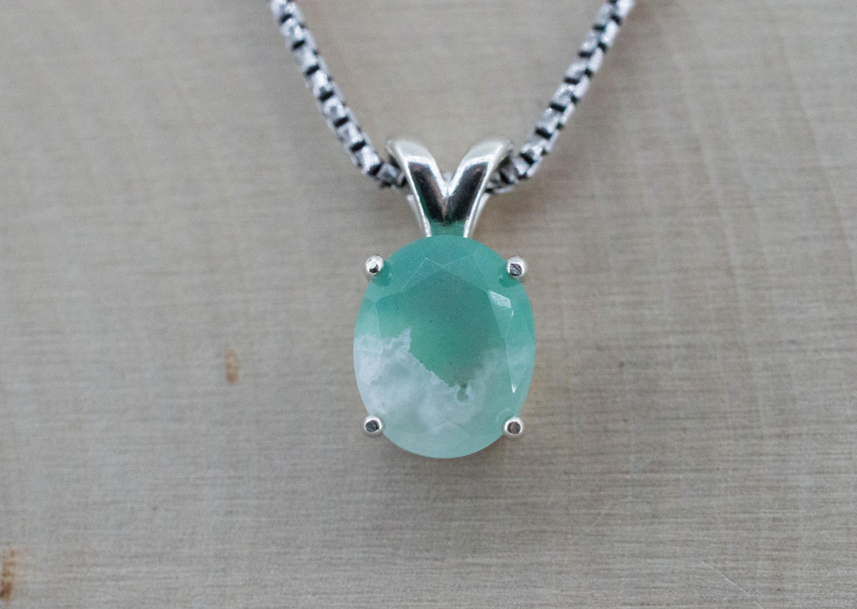 Aquaprase Pendant; Natural Untreated African Aquaprase™; 2.430cts