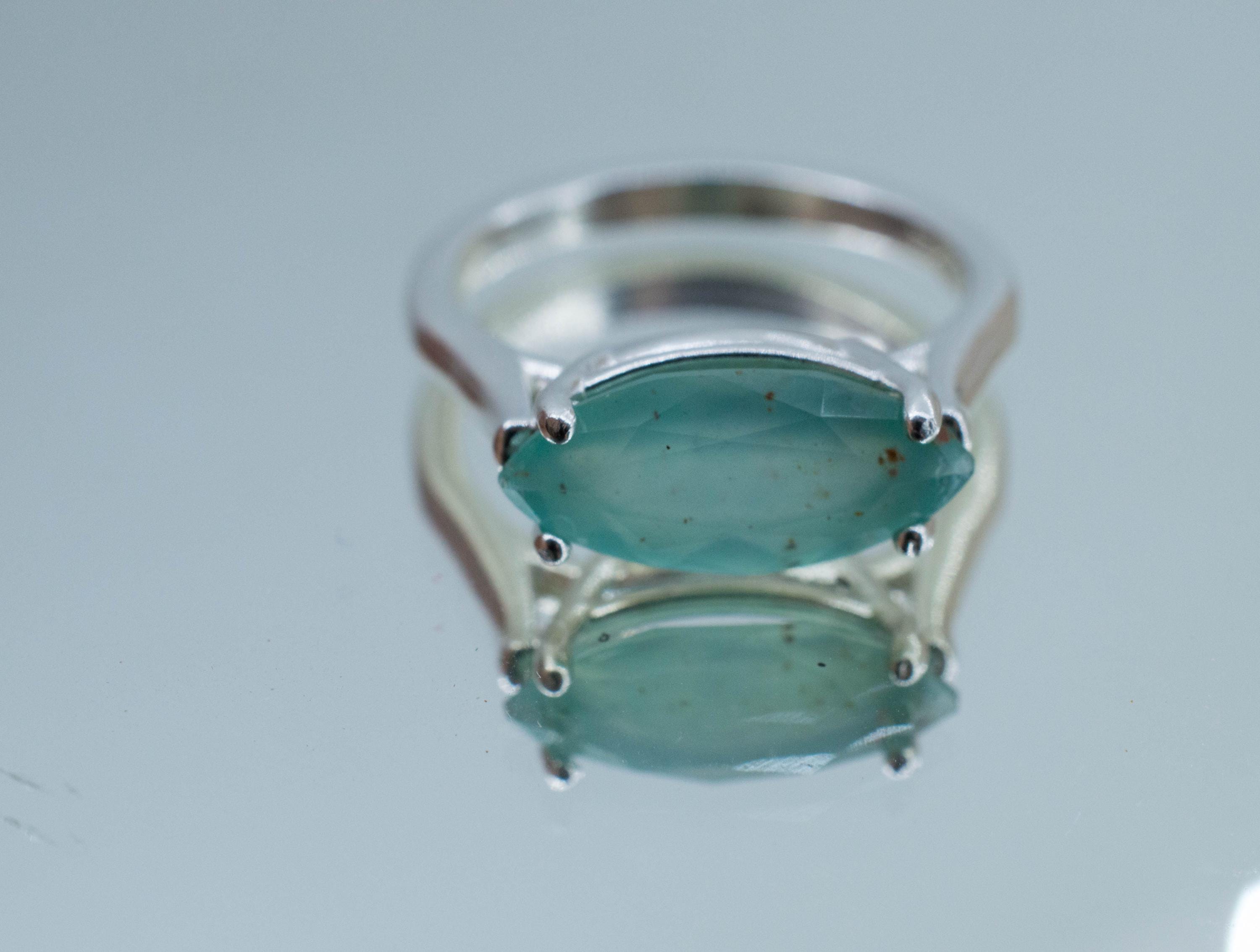 Aquaprase Ring, Natural Untreated African Aquaprase™; 2.090cts