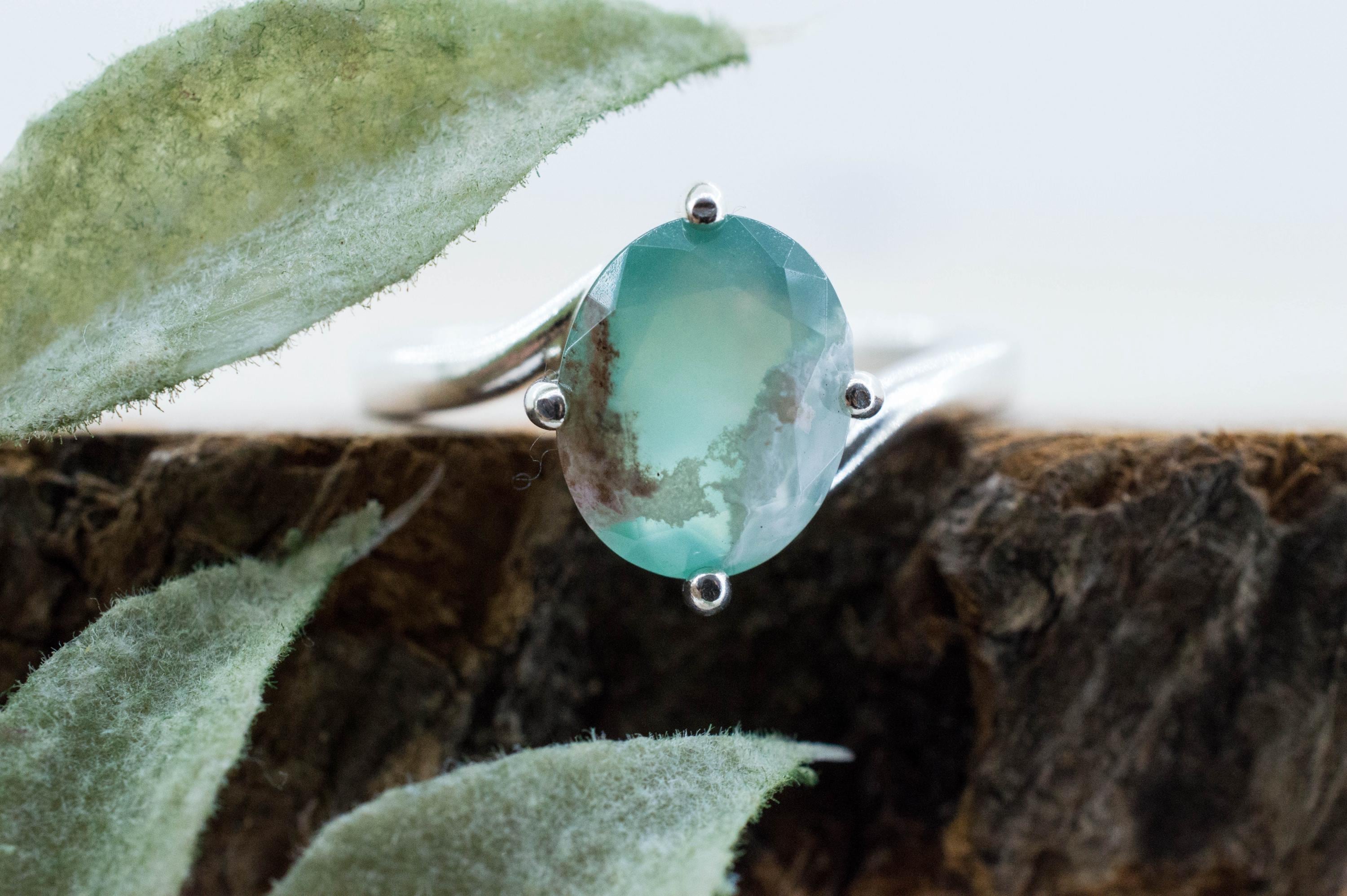 Aquaprase Ring, Natural Untreated African Aquaprase™; 2.270cts