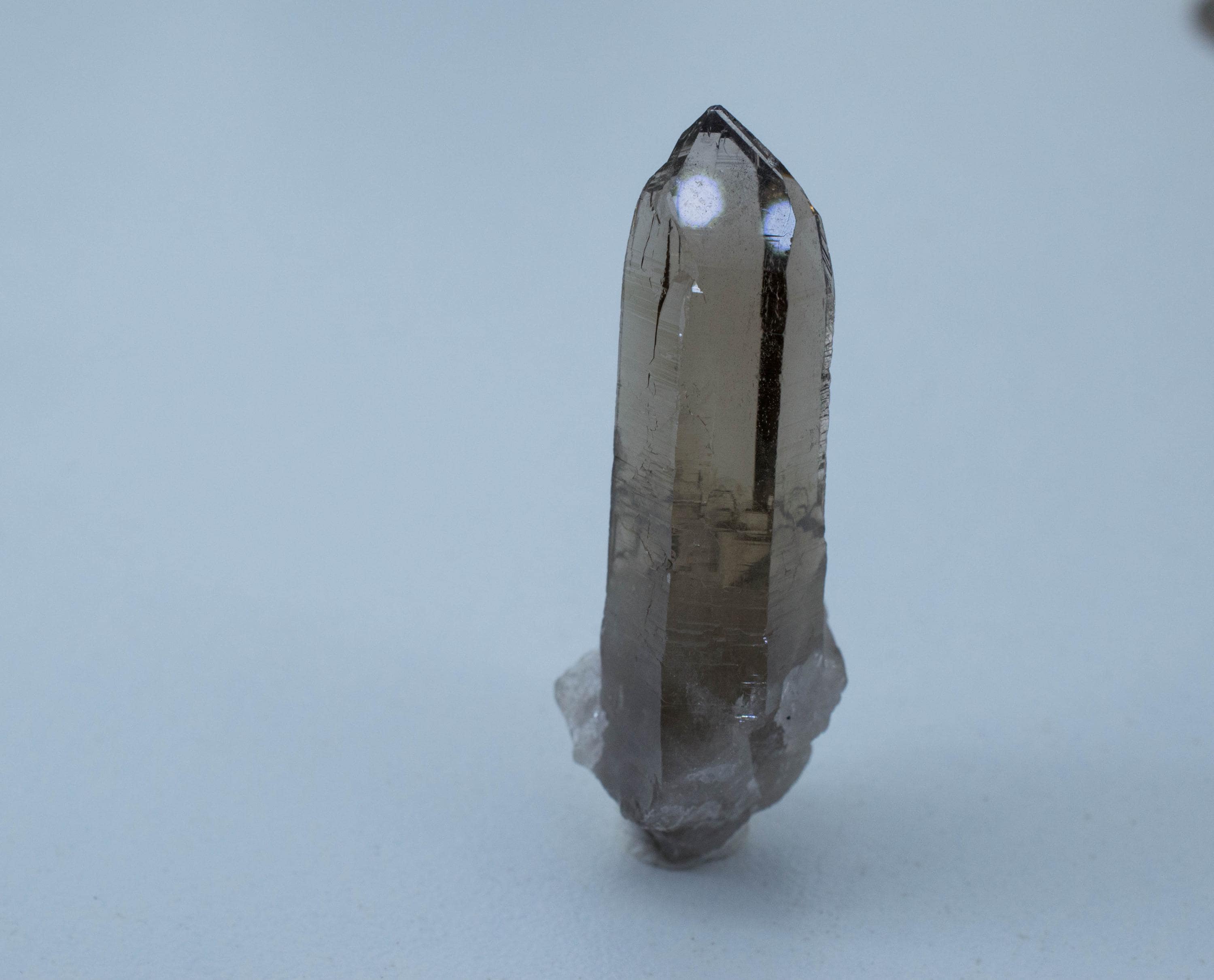 Smoky Quartz Crystal; Natural Untreated Sri Lanka Etched Quartz; 52.365cts