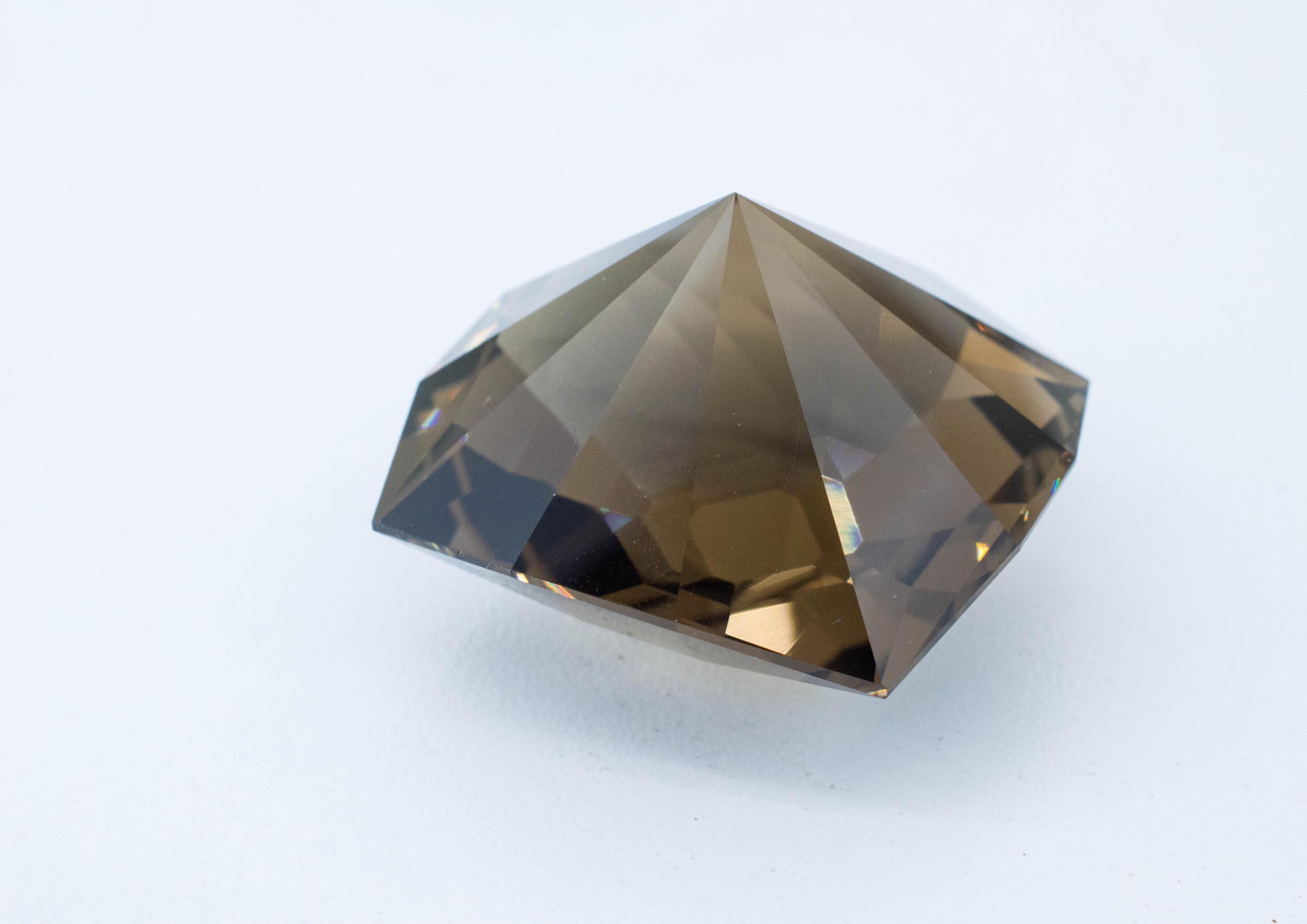 Smoky Quartz Gemstone; Natural Untreated Sri Lanka Quartz; 233.360cts