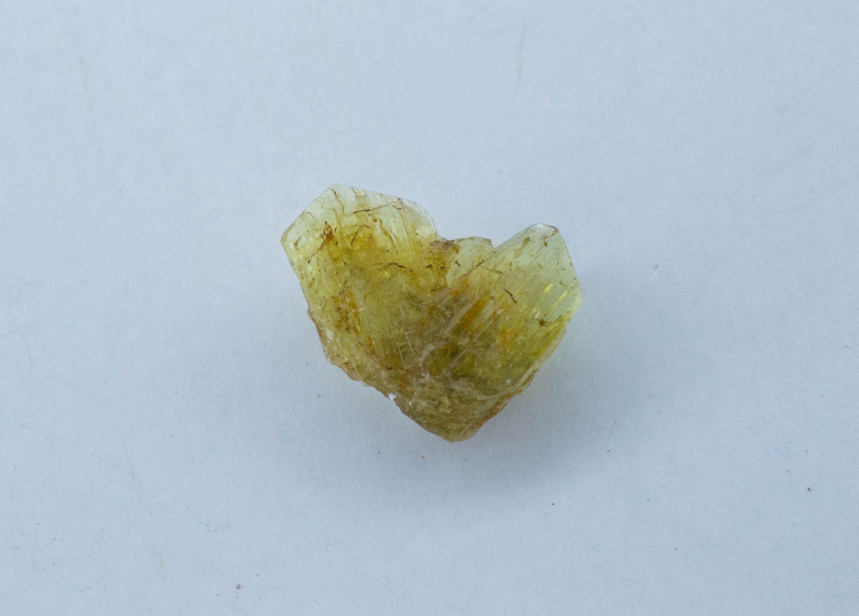 Chrysoberyl Pegmatite, Natural Untreated Twin Chrysoberyl Specimen; 6.710cts