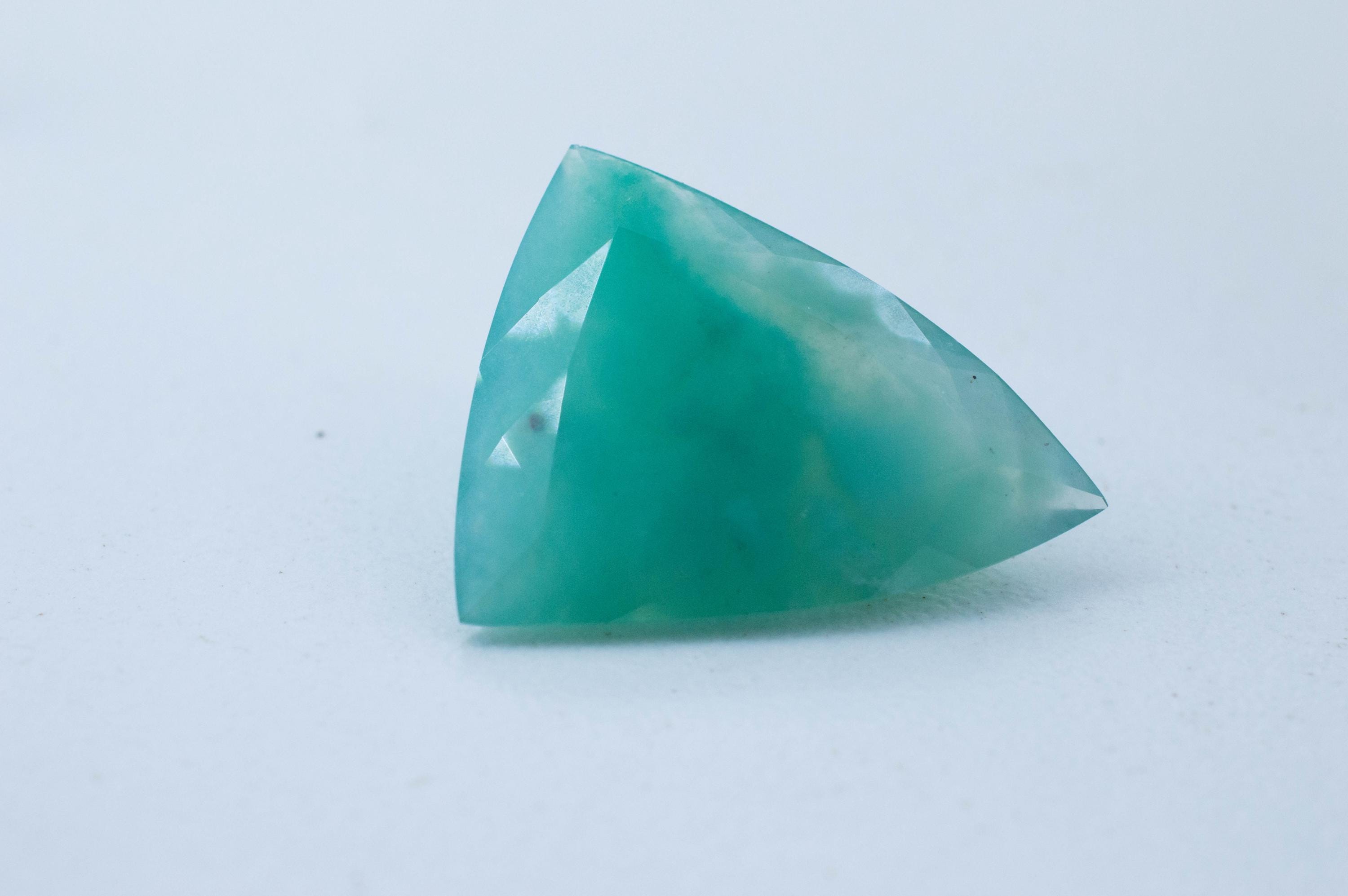 Aquaprase Gemstone; Natural Untreated African Aquaprase™; 14.290cts